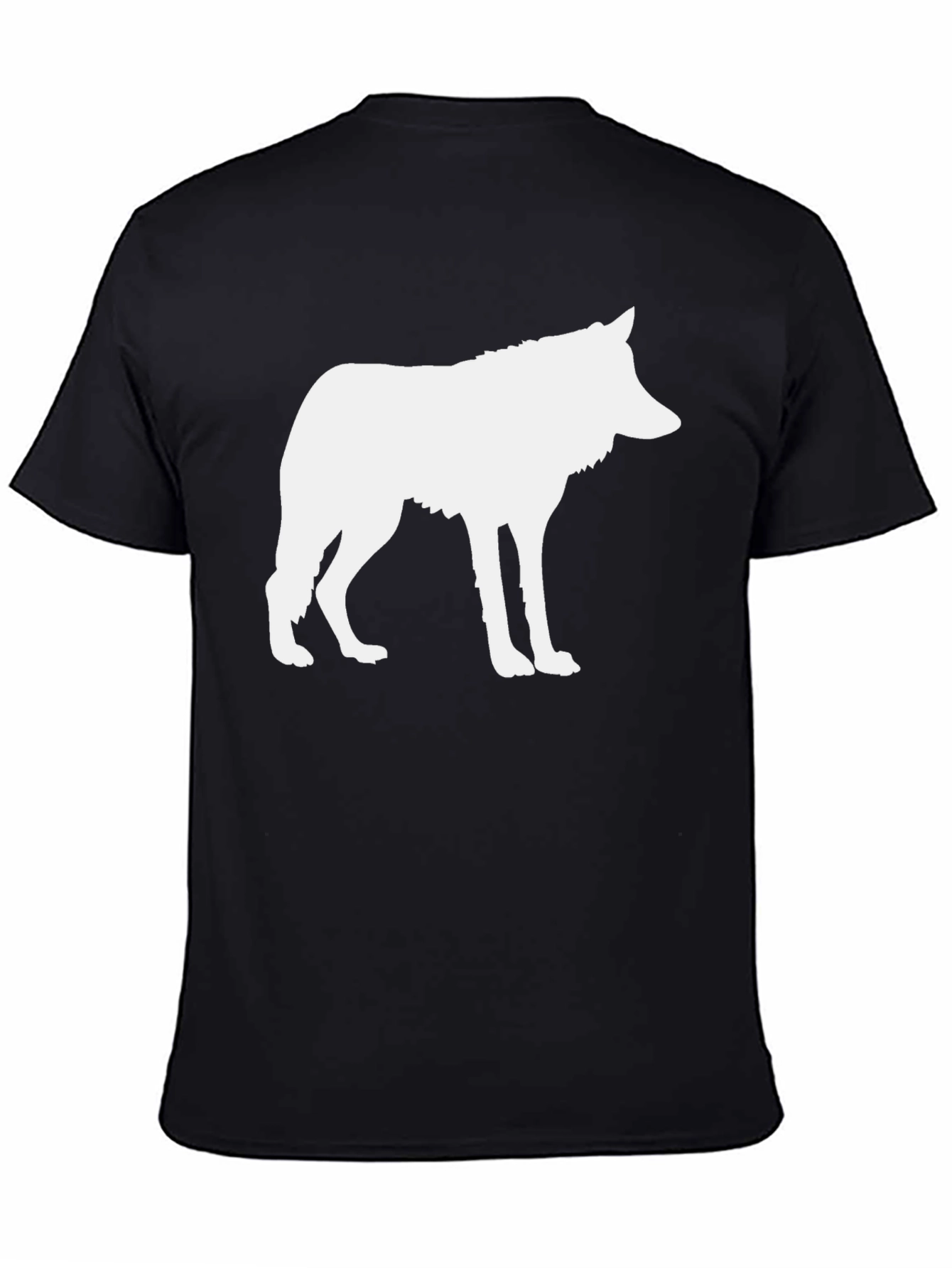Wolf Silhouette Graphic T-Shirt