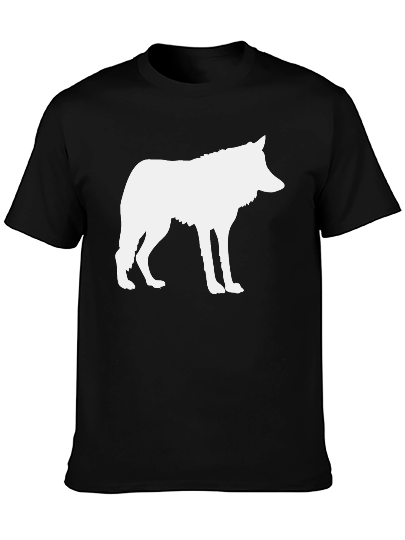 Wolf Silhouette Graphic T-Shirt