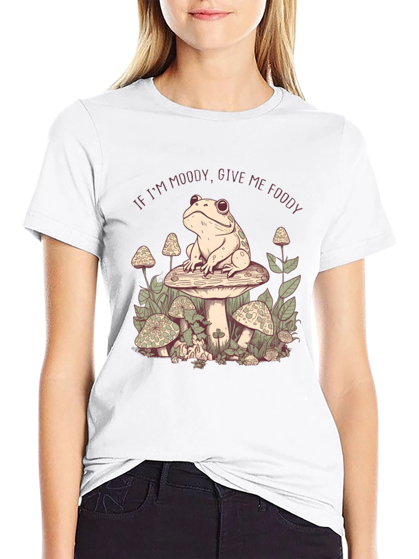 Moody Frog Mushroom T-Shirt