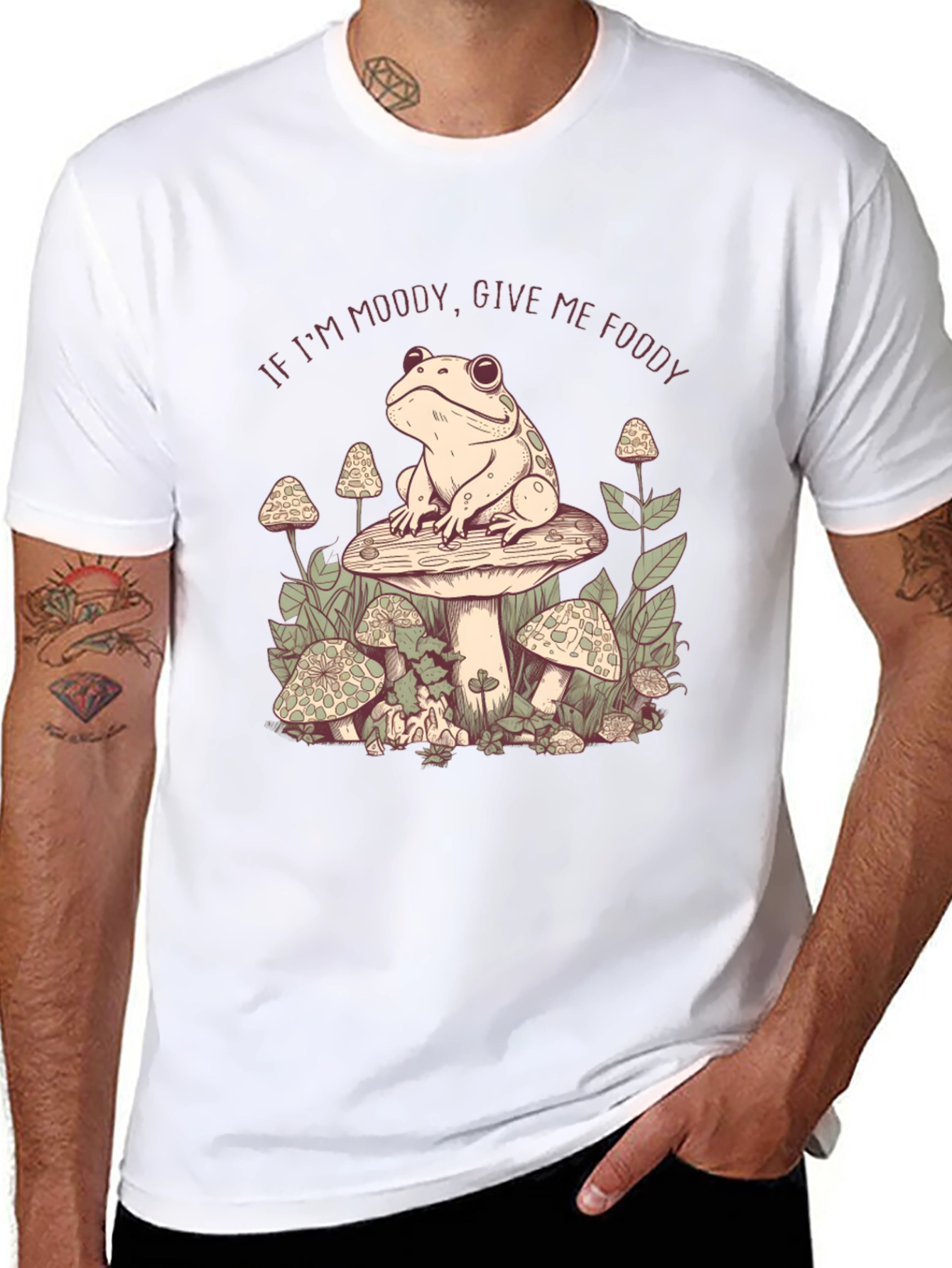 Moody Frog Mushroom T-Shirt