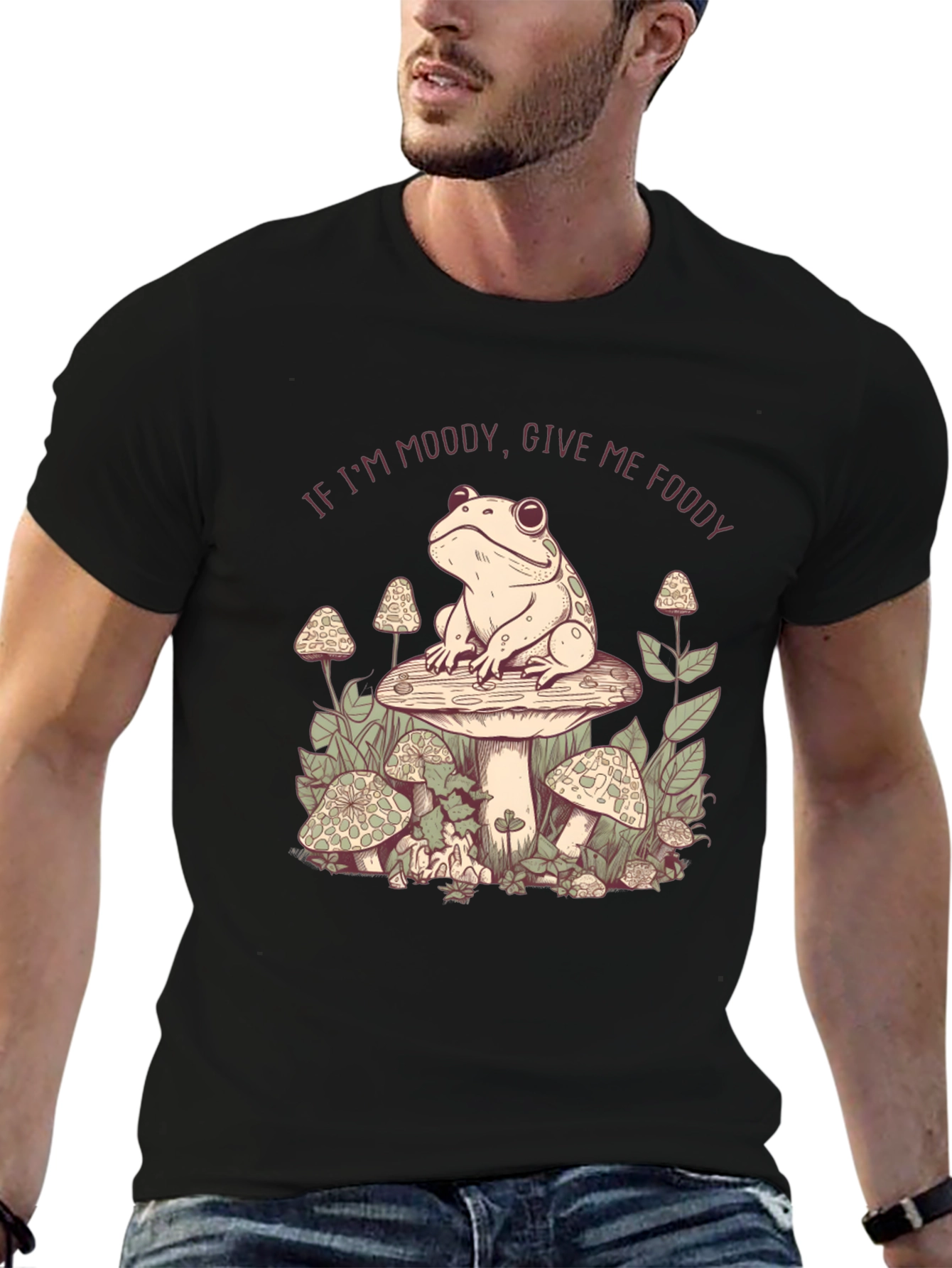 Moody Frog Mushroom T-Shirt