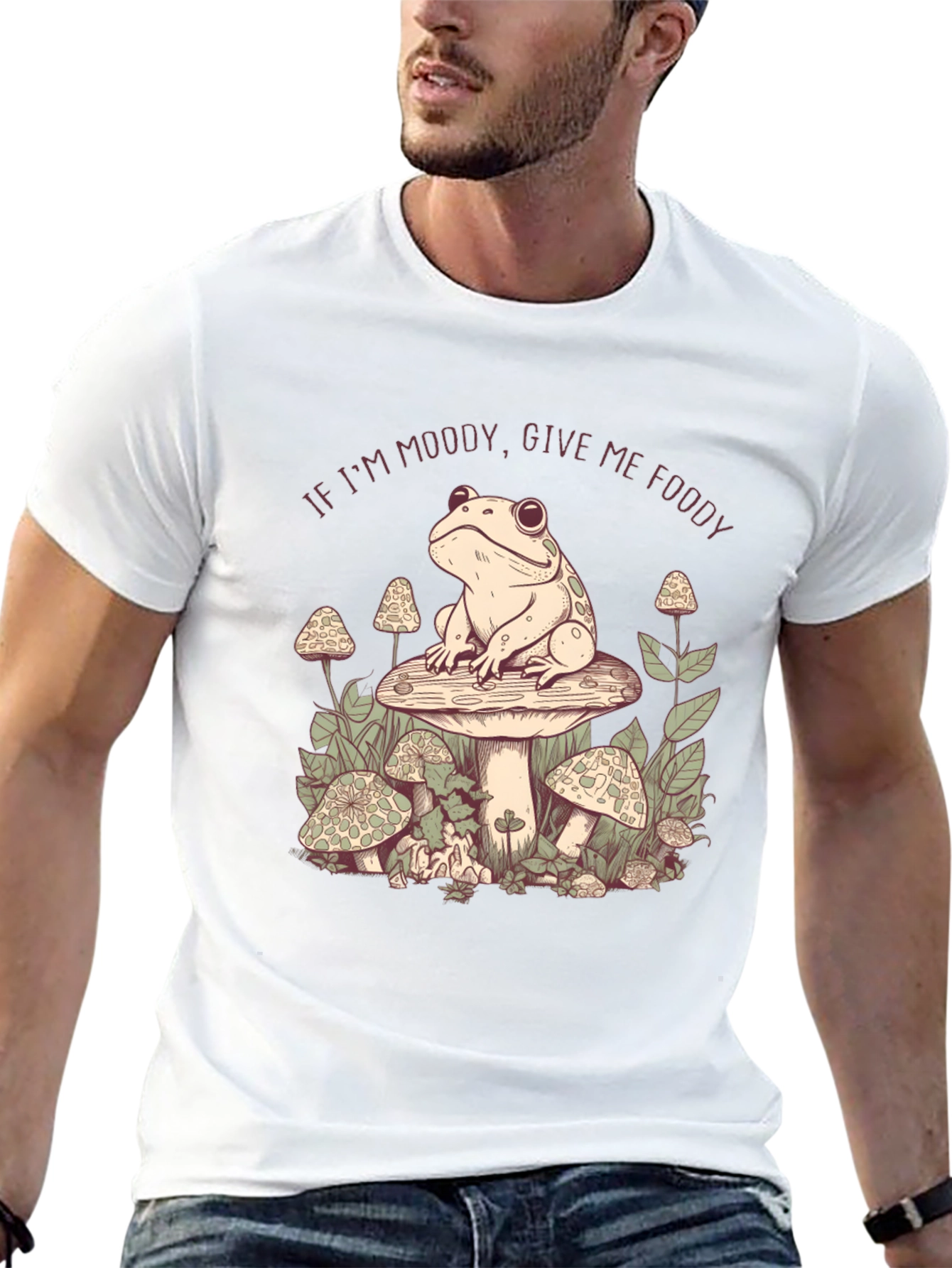 Moody Frog Mushroom T-Shirt