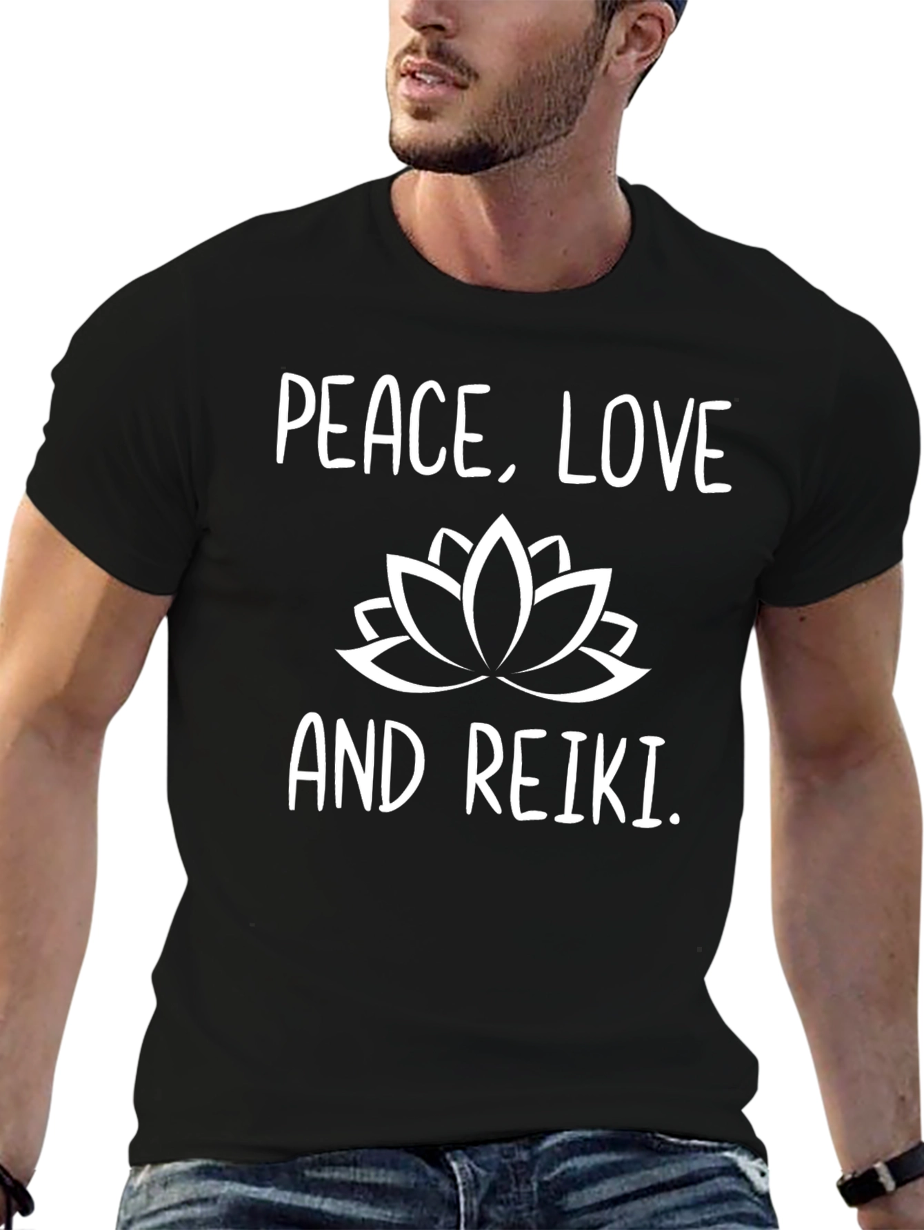 Peace Love Reiki Graphic Tee