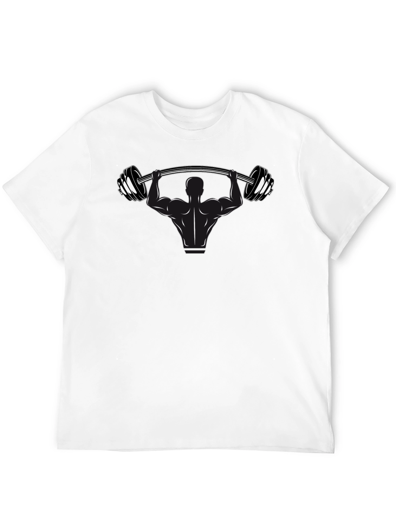 Weightlifting Graphic Black T-Shirt