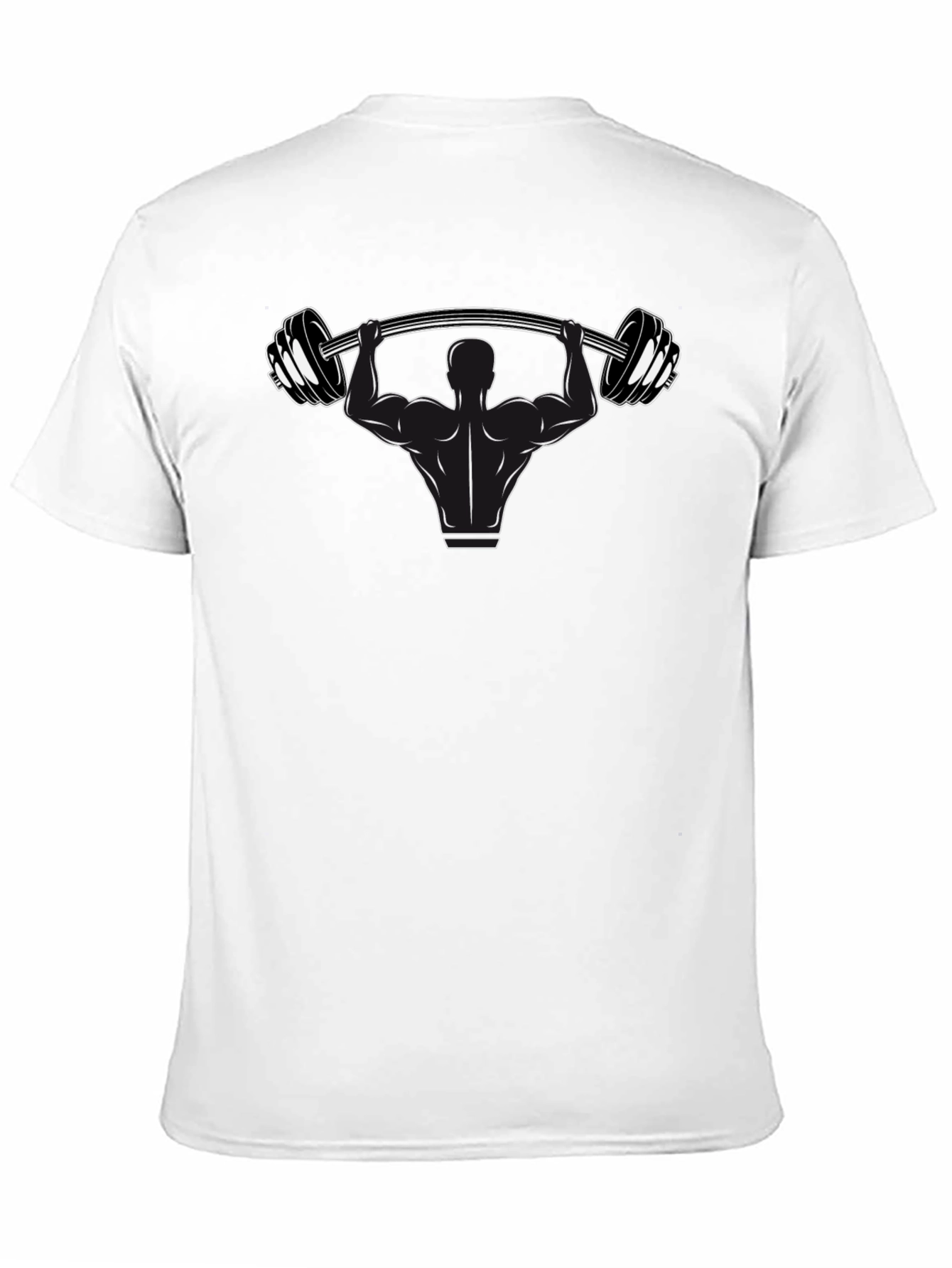 Weightlifting Graphic Black T-Shirt