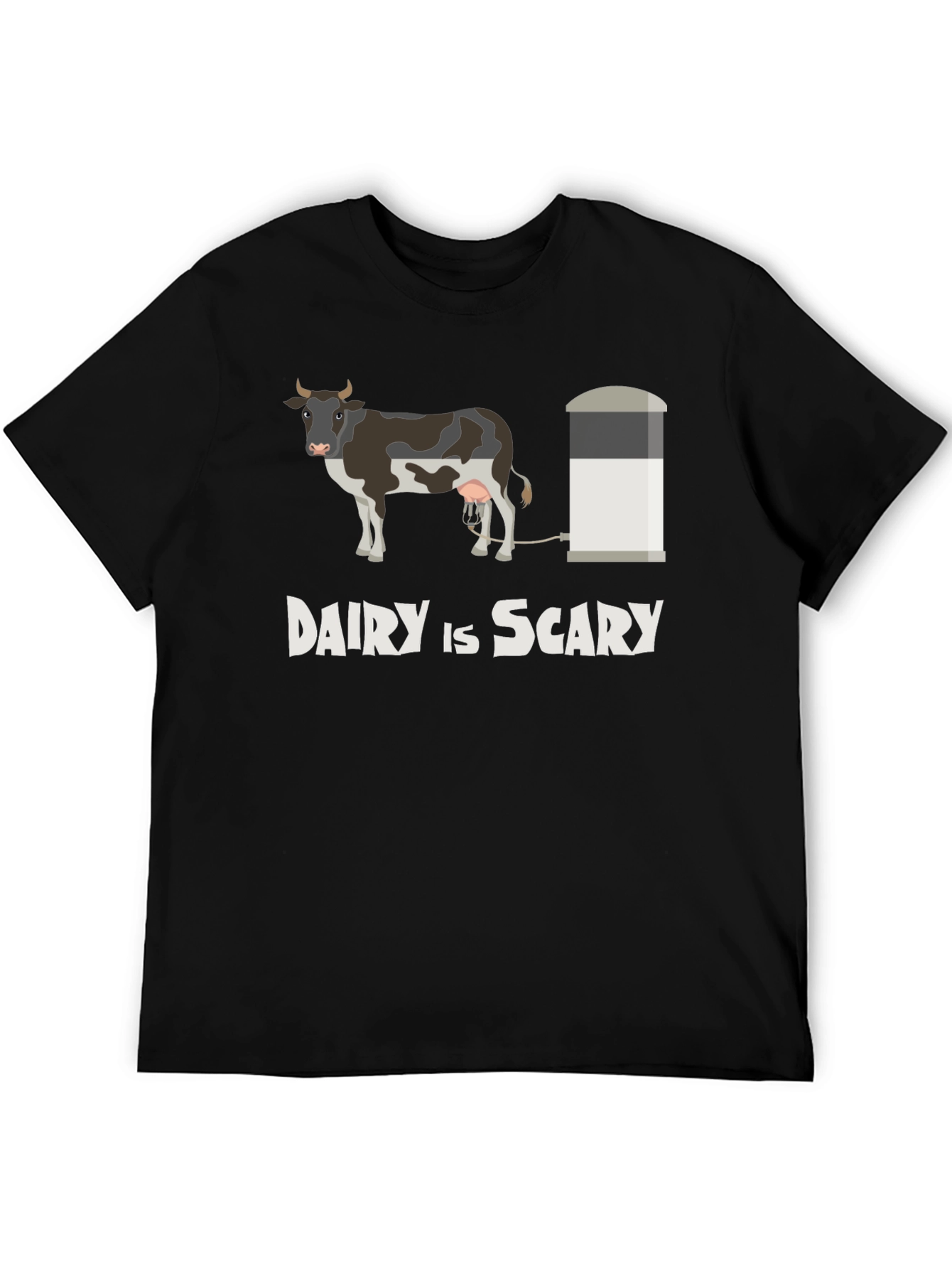 Dairy is Scary T-Shirt - Vegan Graphic Tee