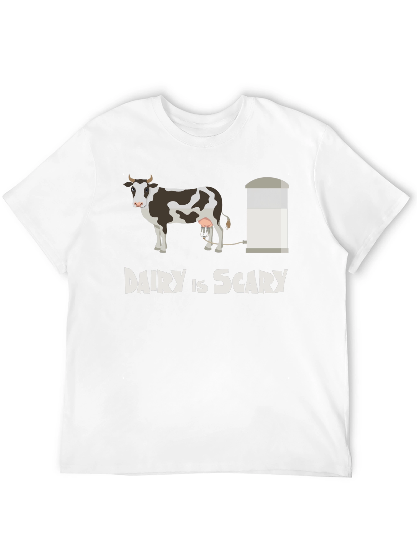 Dairy is Scary T-Shirt - Vegan Graphic Tee