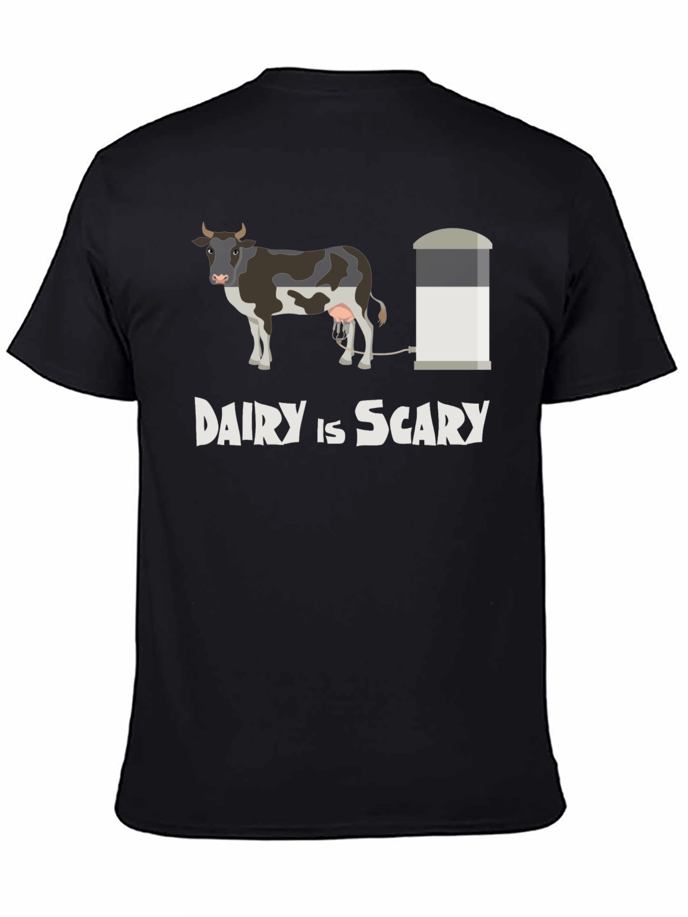 Dairy is Scary T-Shirt - Vegan Graphic Tee