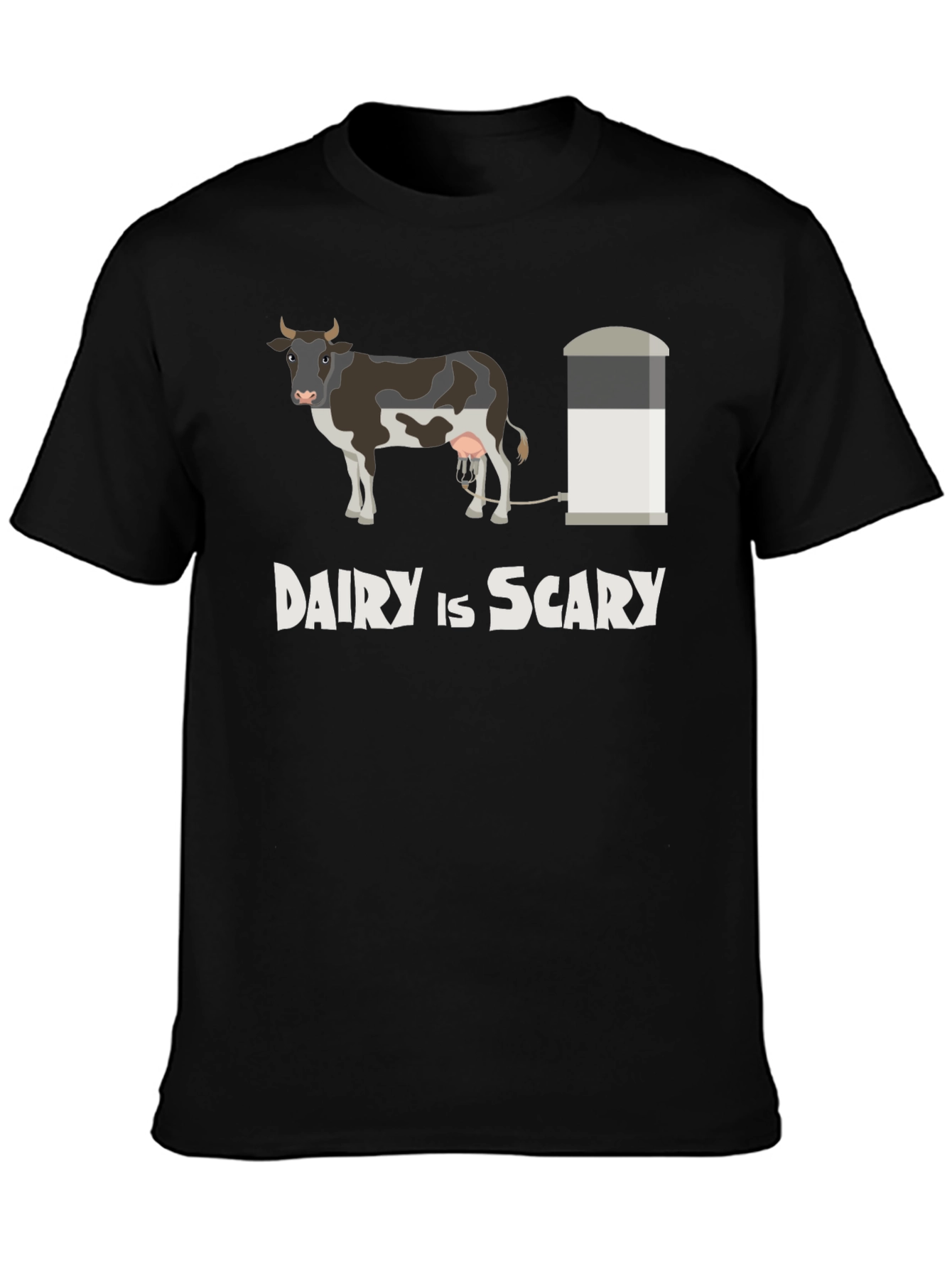 Dairy is Scary T-Shirt - Vegan Graphic Tee
