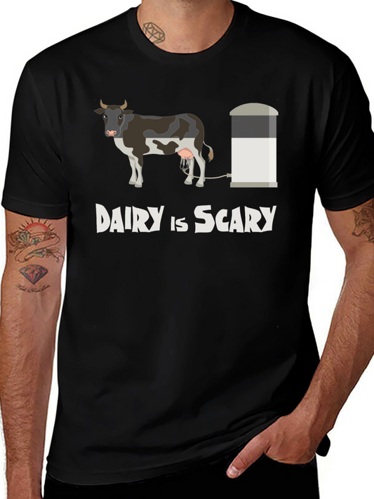 Dairy is Scary T-Shirt - Vegan Graphic Tee
