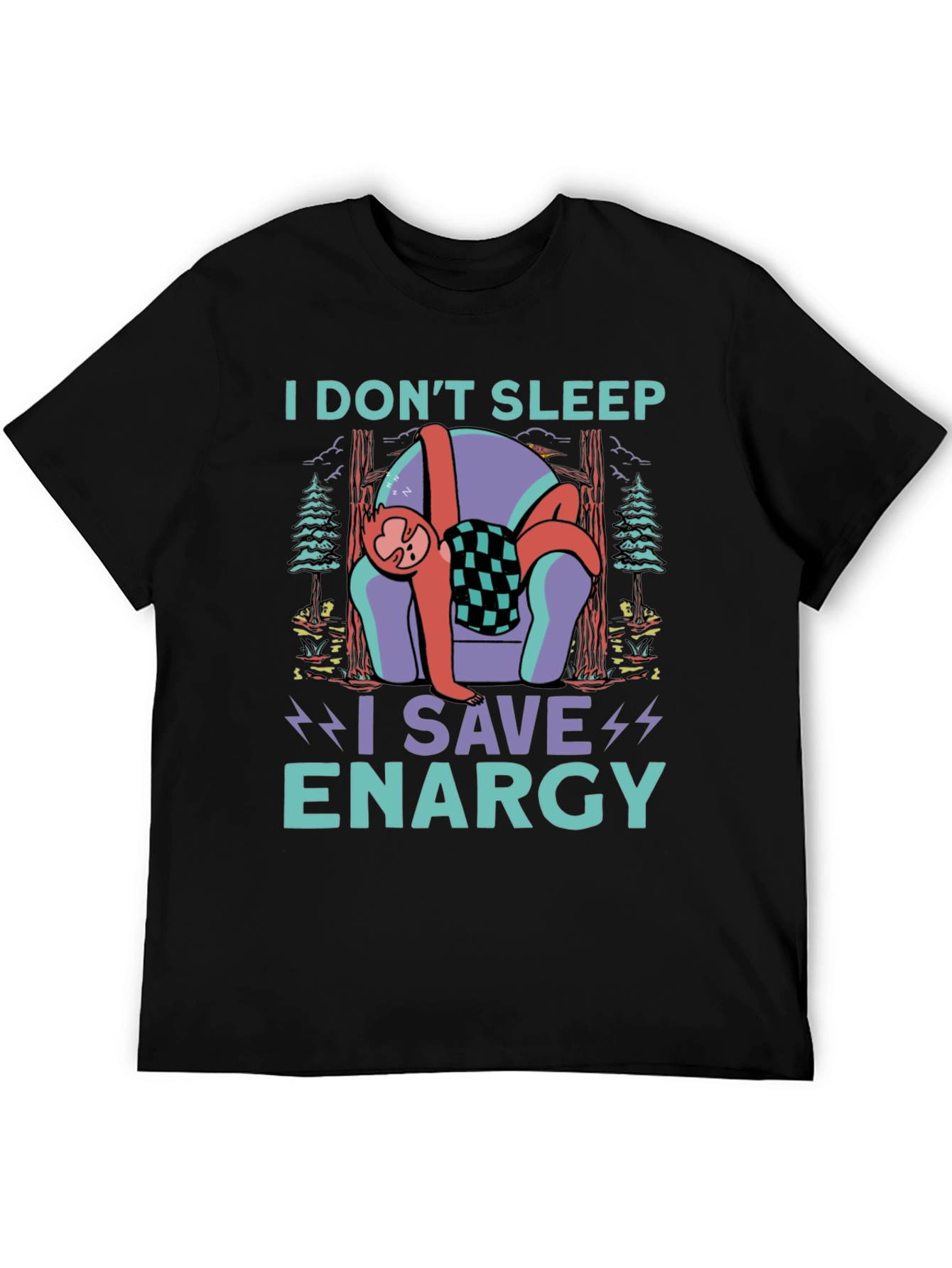 Sloth Energy Saving Graphic Tee