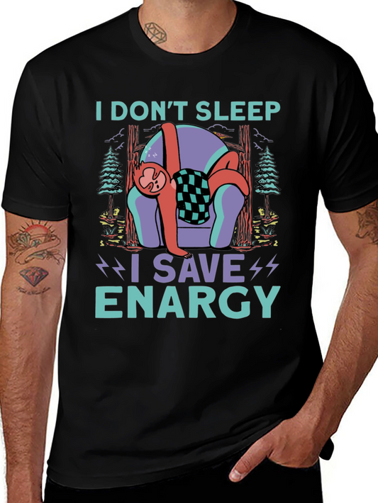 Sloth Energy Saving Graphic Tee