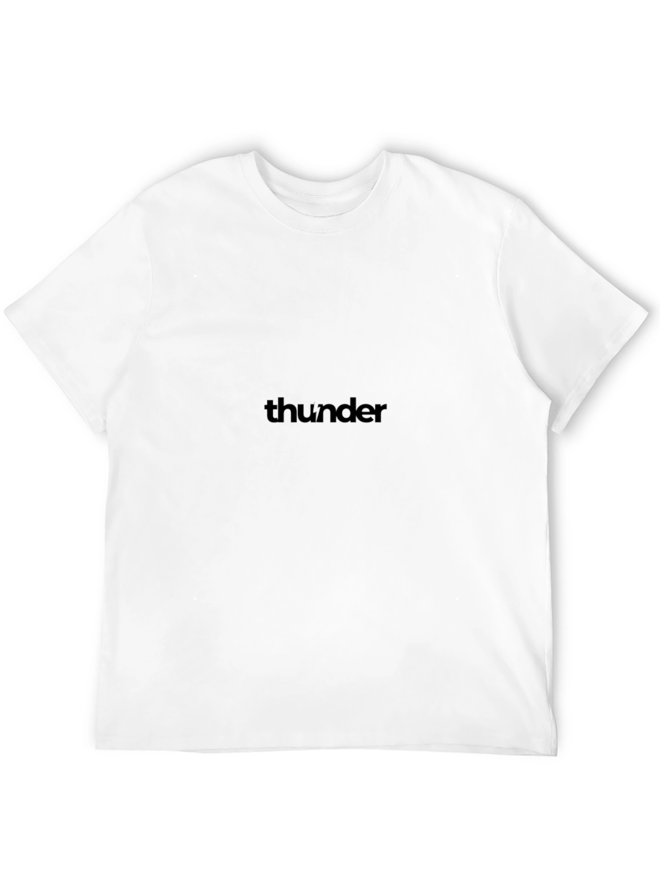 Black Thunder Graphic Tee - Cool and Stylish