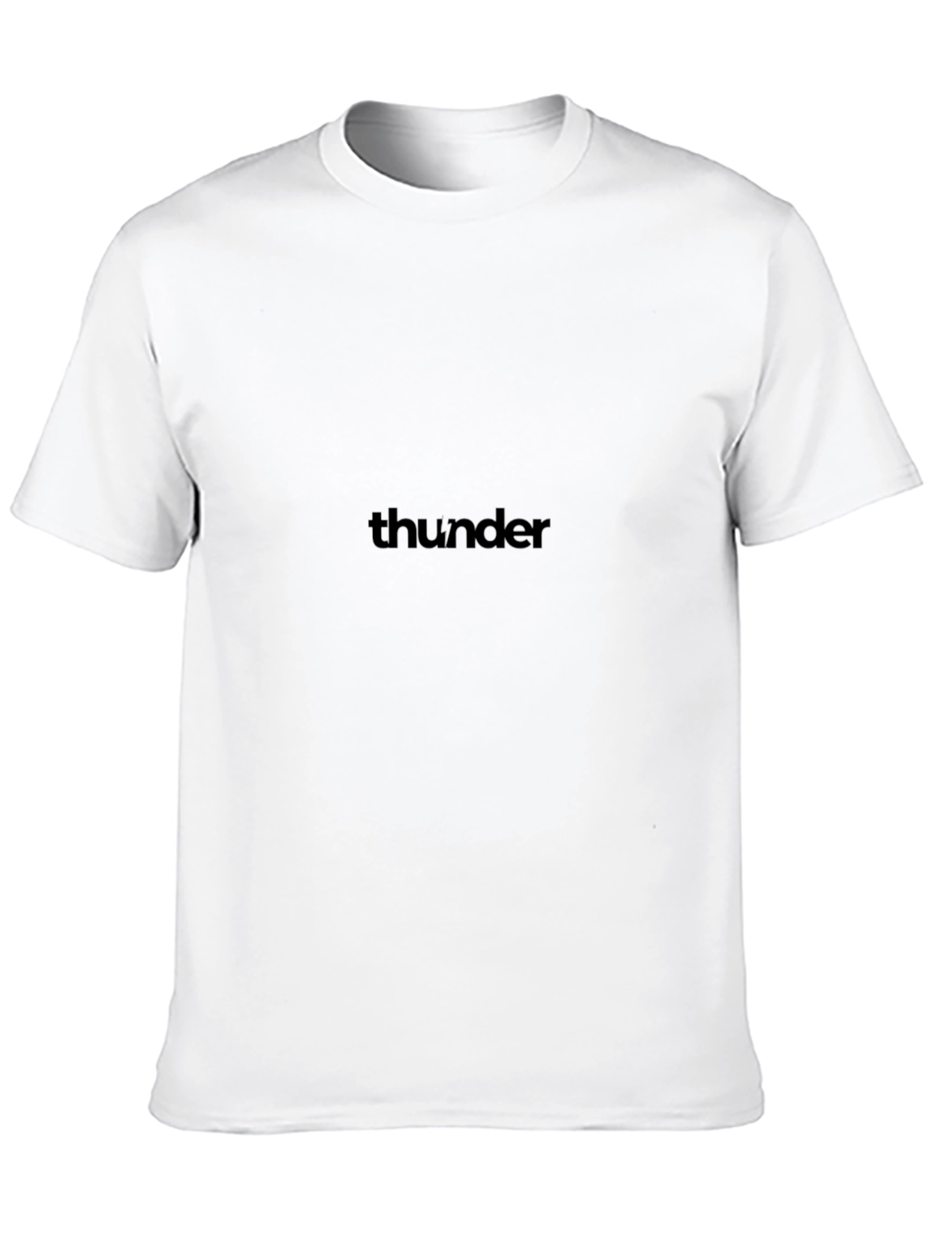 Black Thunder Graphic Tee - Cool and Stylish