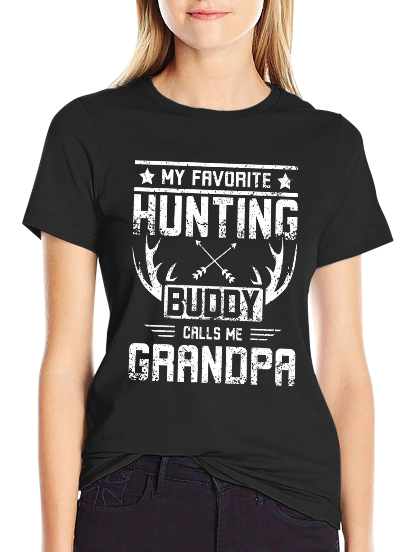 Hunting Buddy Grandpa T-Shirt