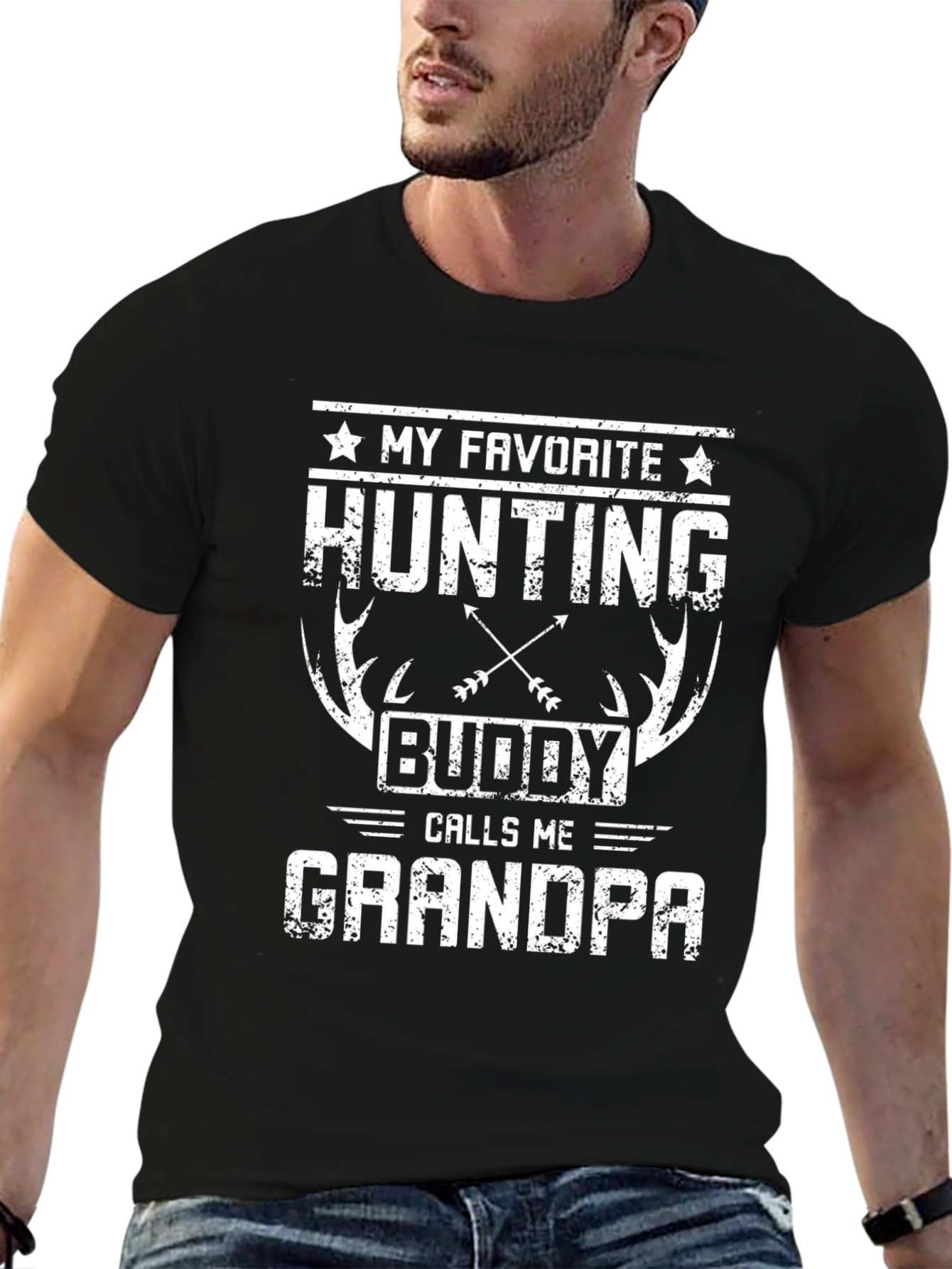 Hunting Buddy Grandpa T-Shirt