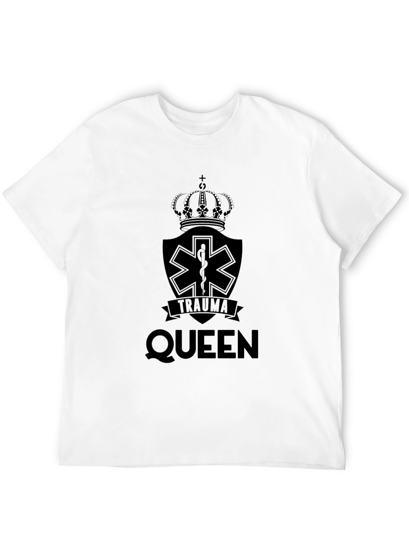 Trauma Queen Black Graphic Tee
