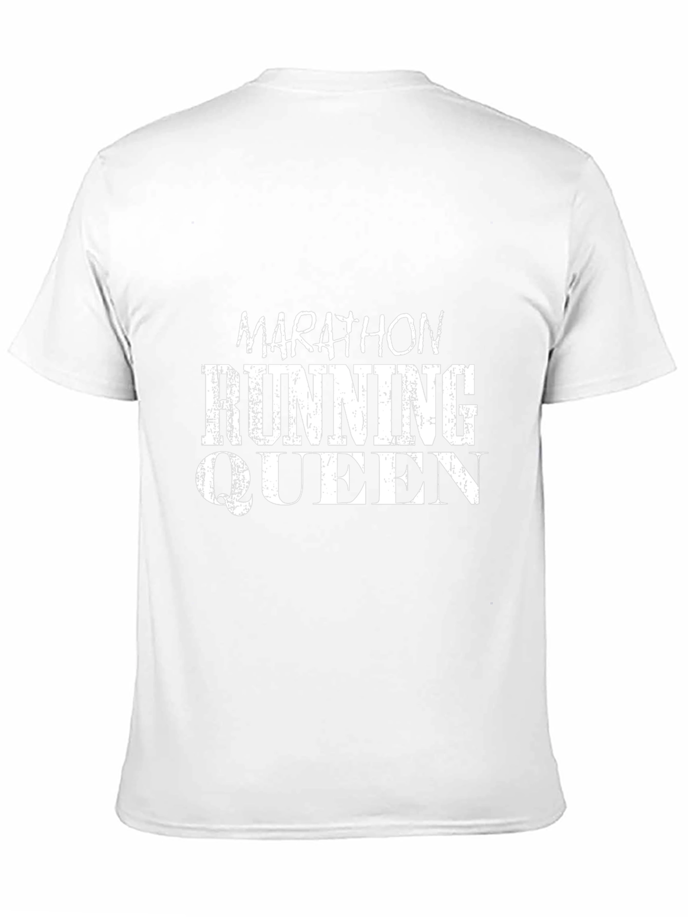 Marathon Running Queen Black T-Shirt
