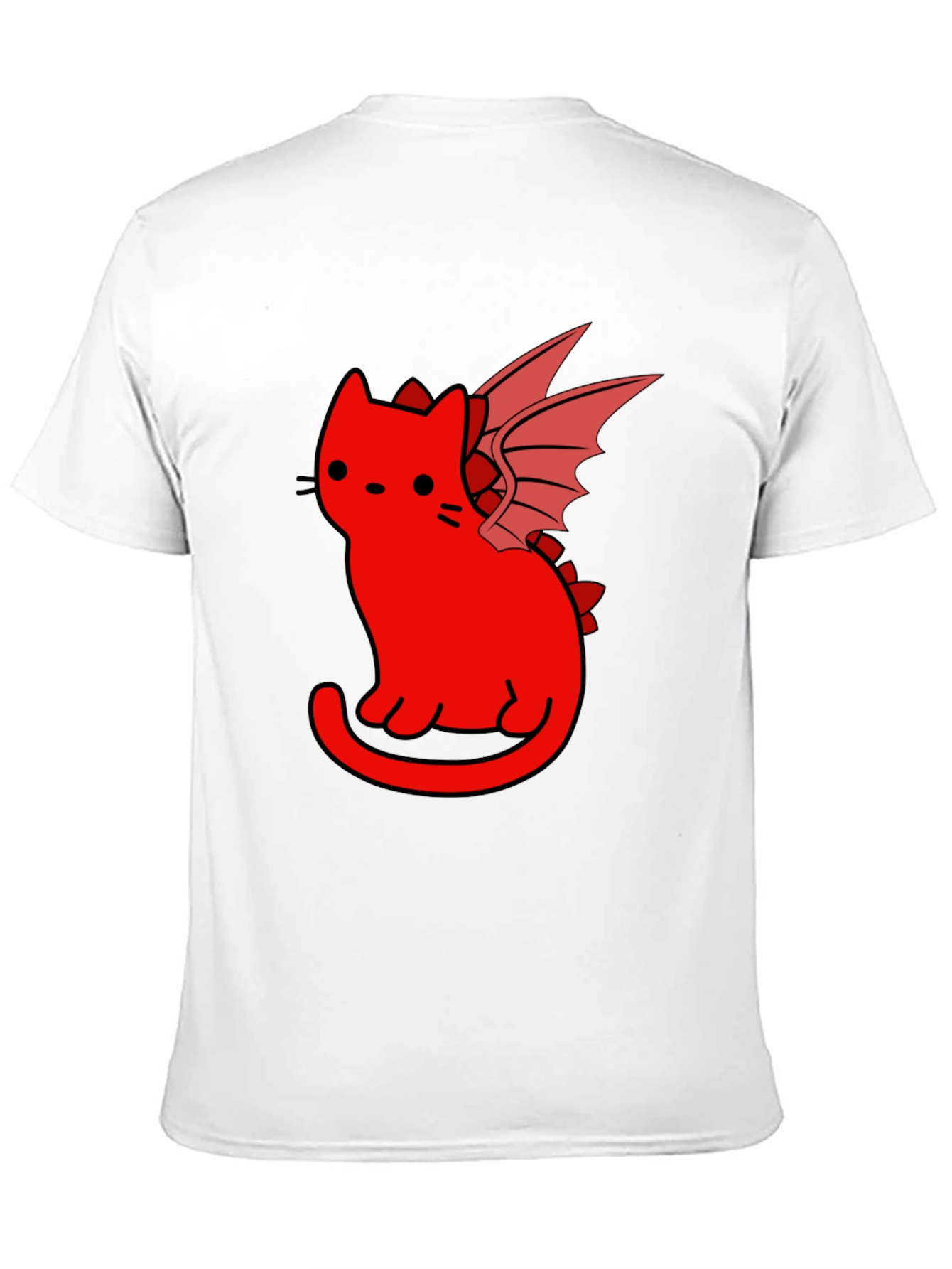 Dragon Cat T-Shirt - Black Unique Design