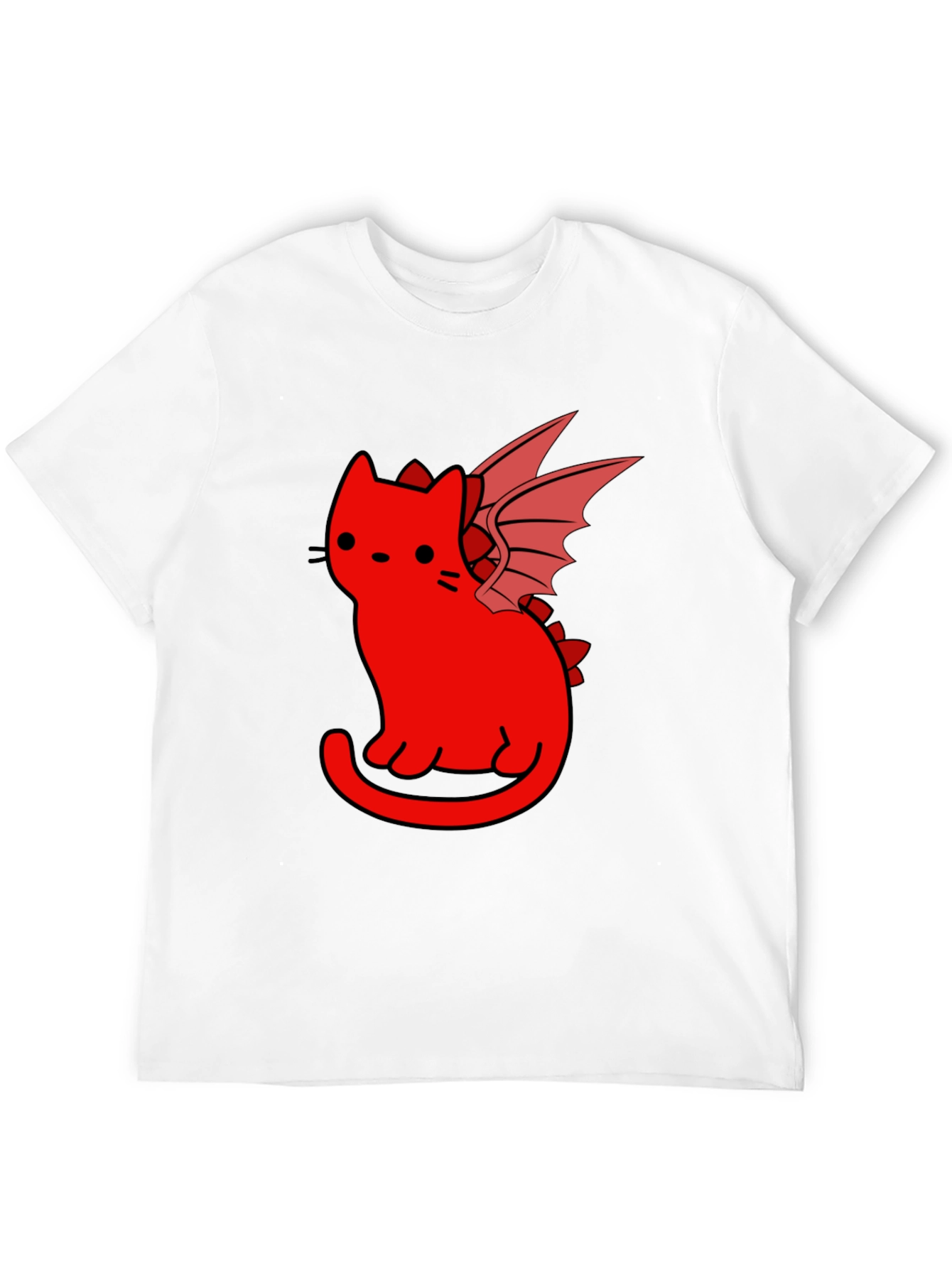 Dragon Cat T-Shirt - Black Unique Design