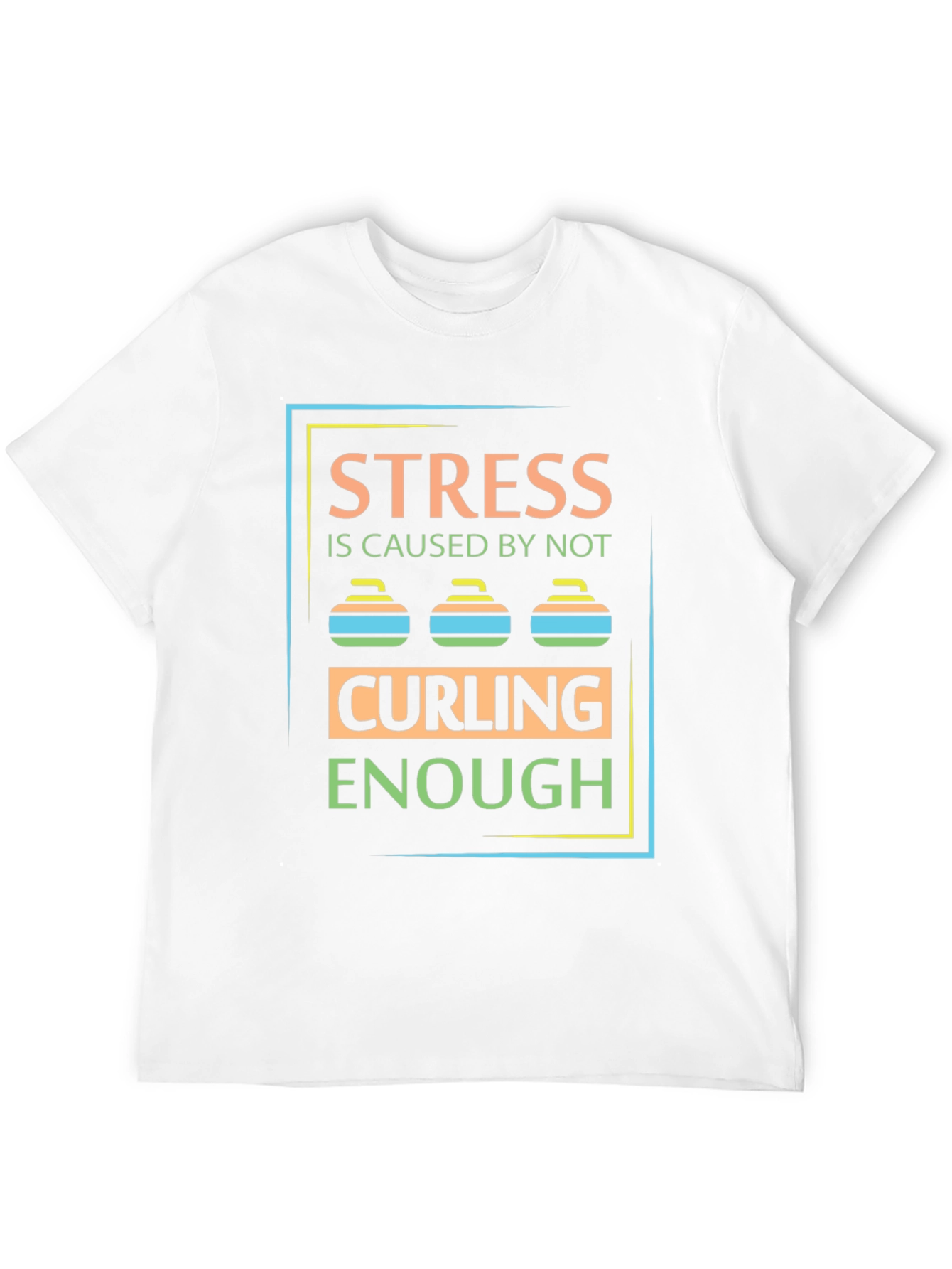 Stress Curling T-Shirt - Curling Enough Tee