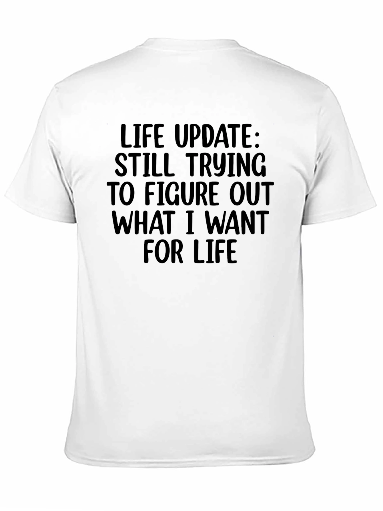 Life Update Graphic Tee - Mens Black T-Shirt