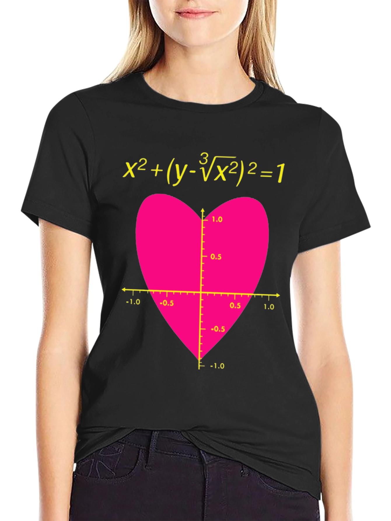 Math Equation Heart Graphic Tee