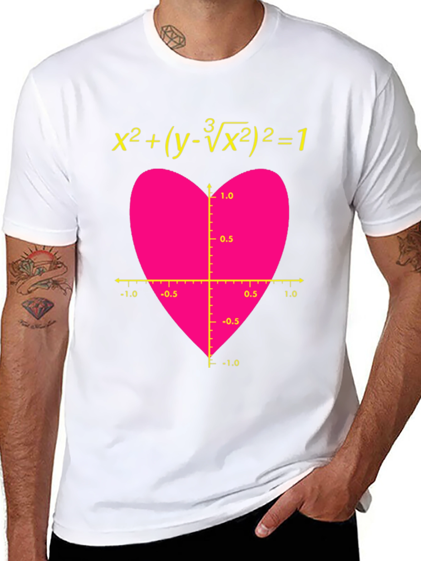Math Equation Heart Graphic Tee