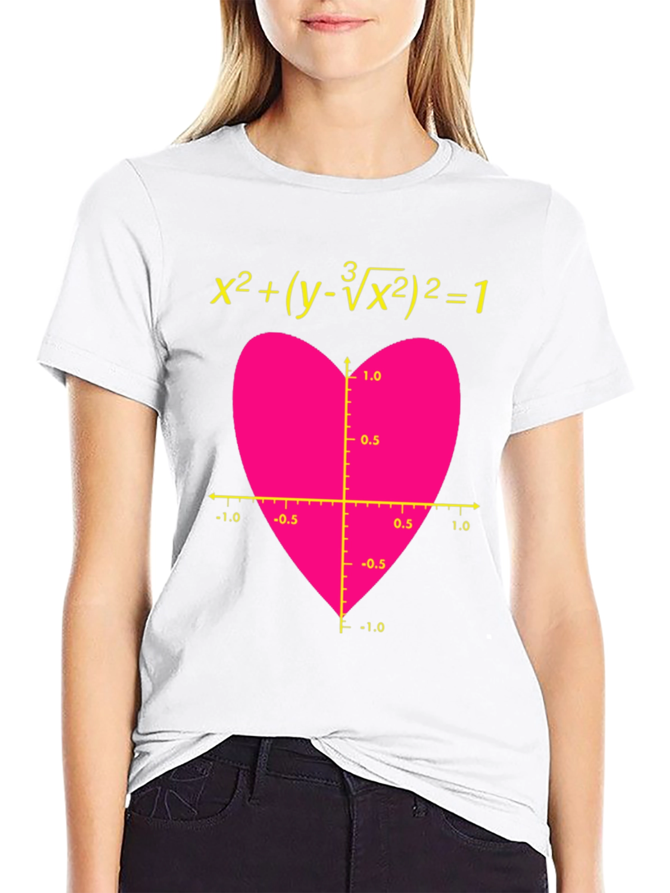 Math Equation Heart Graphic Tee