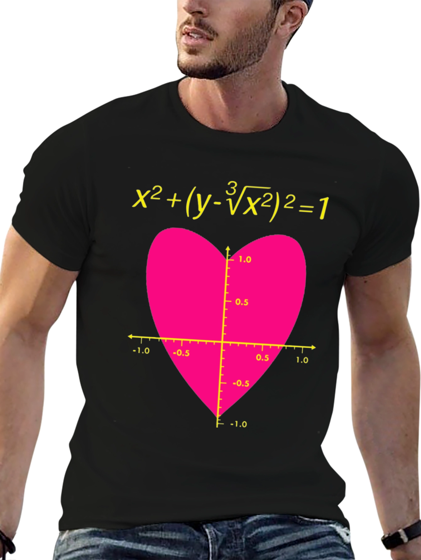 Math Equation Heart Graphic Tee