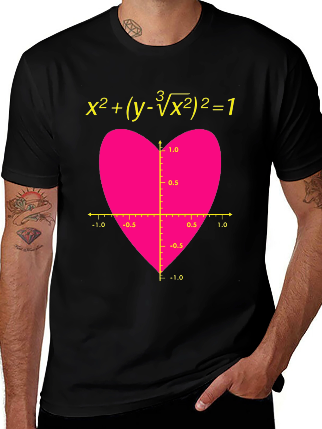Math Equation Heart Graphic Tee