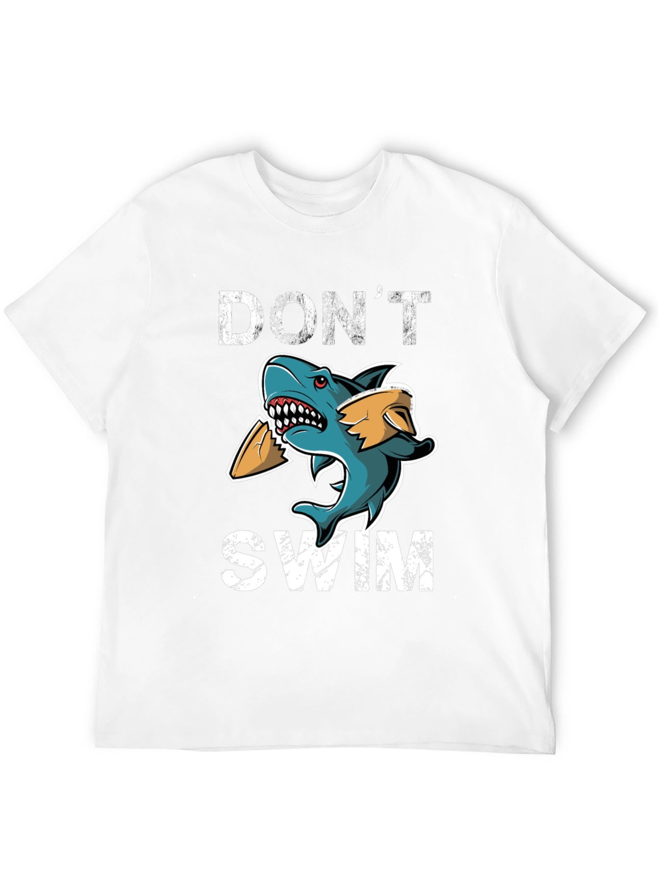 Dont Swim Shark Graphic T-Shirt