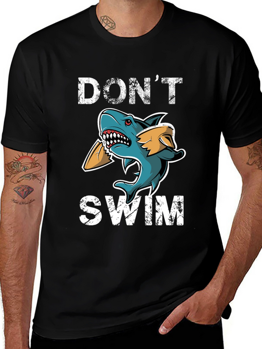 Dont Swim Shark Graphic T-Shirt