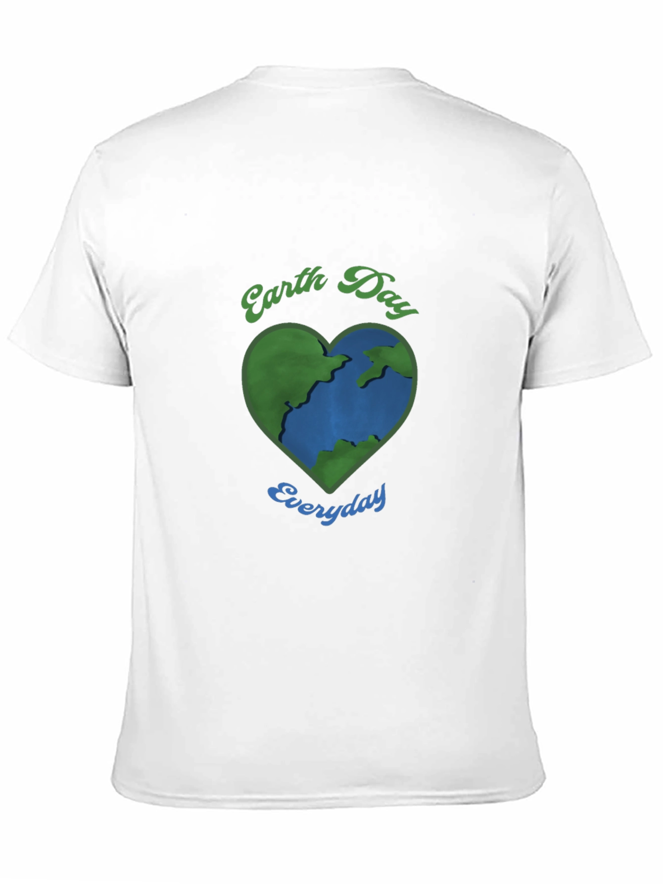 Earth Day Everyday Heart Globe Graphic Tee