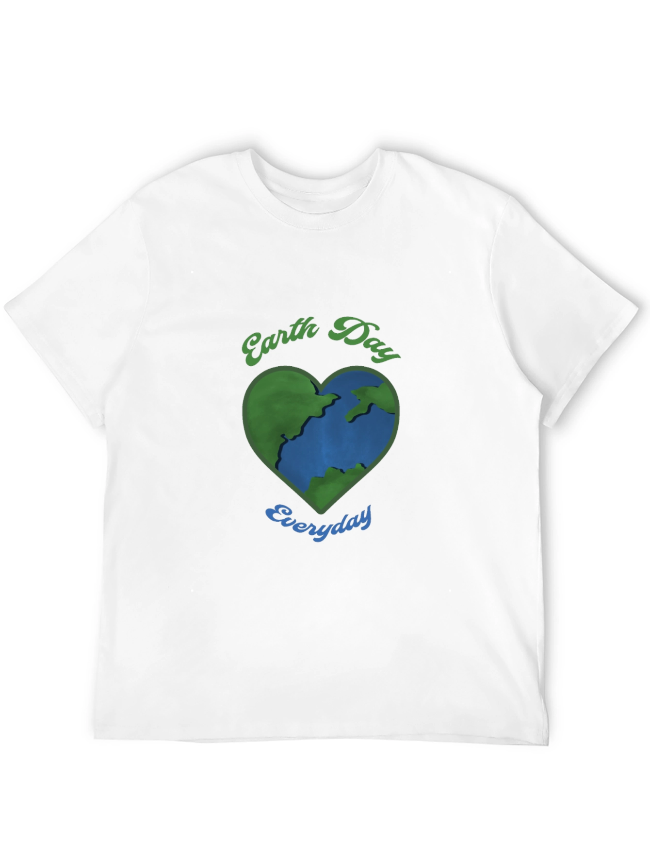 Earth Day Everyday Heart Globe Graphic Tee