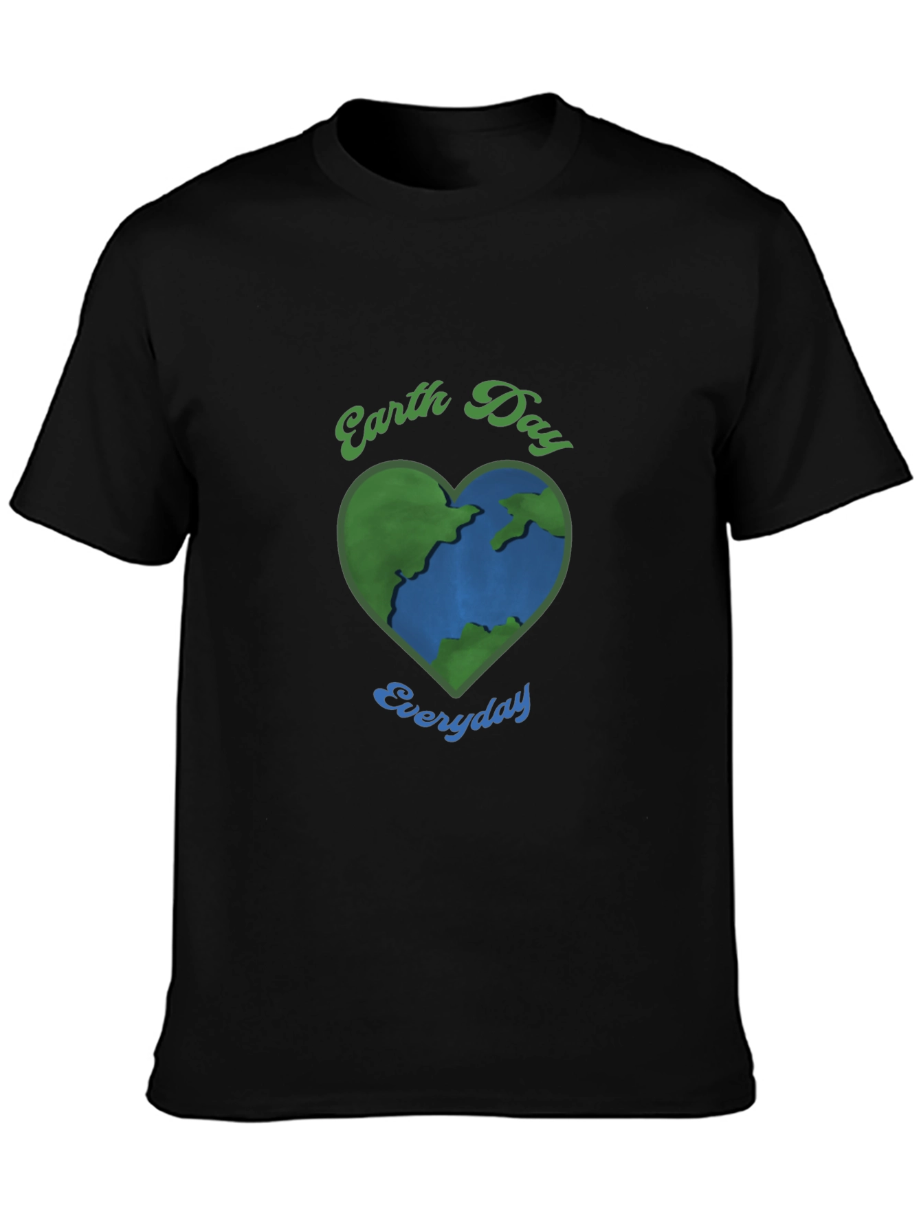 Earth Day Everyday Heart Globe Graphic Tee