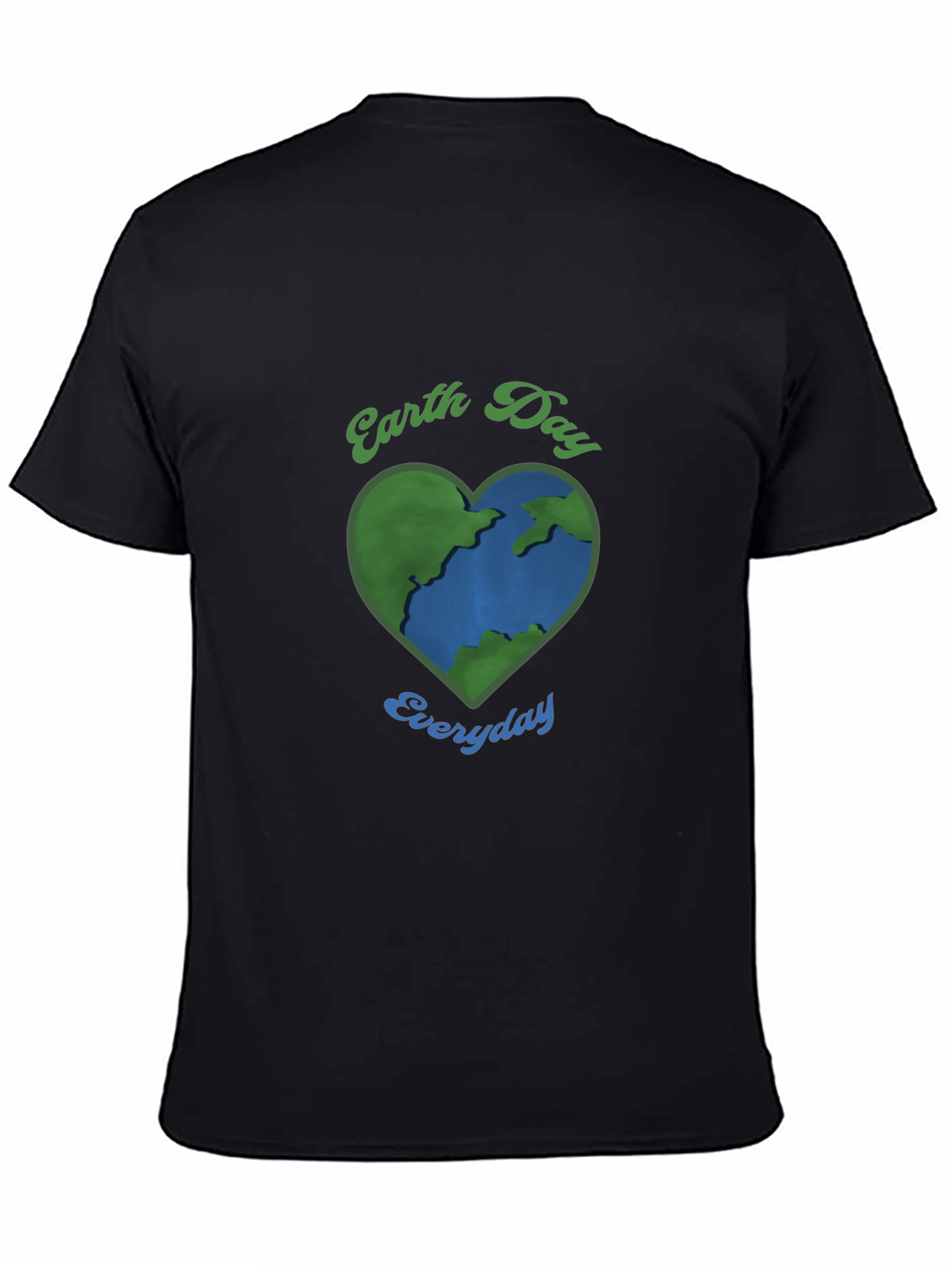 Earth Day Everyday Heart Globe Graphic Tee