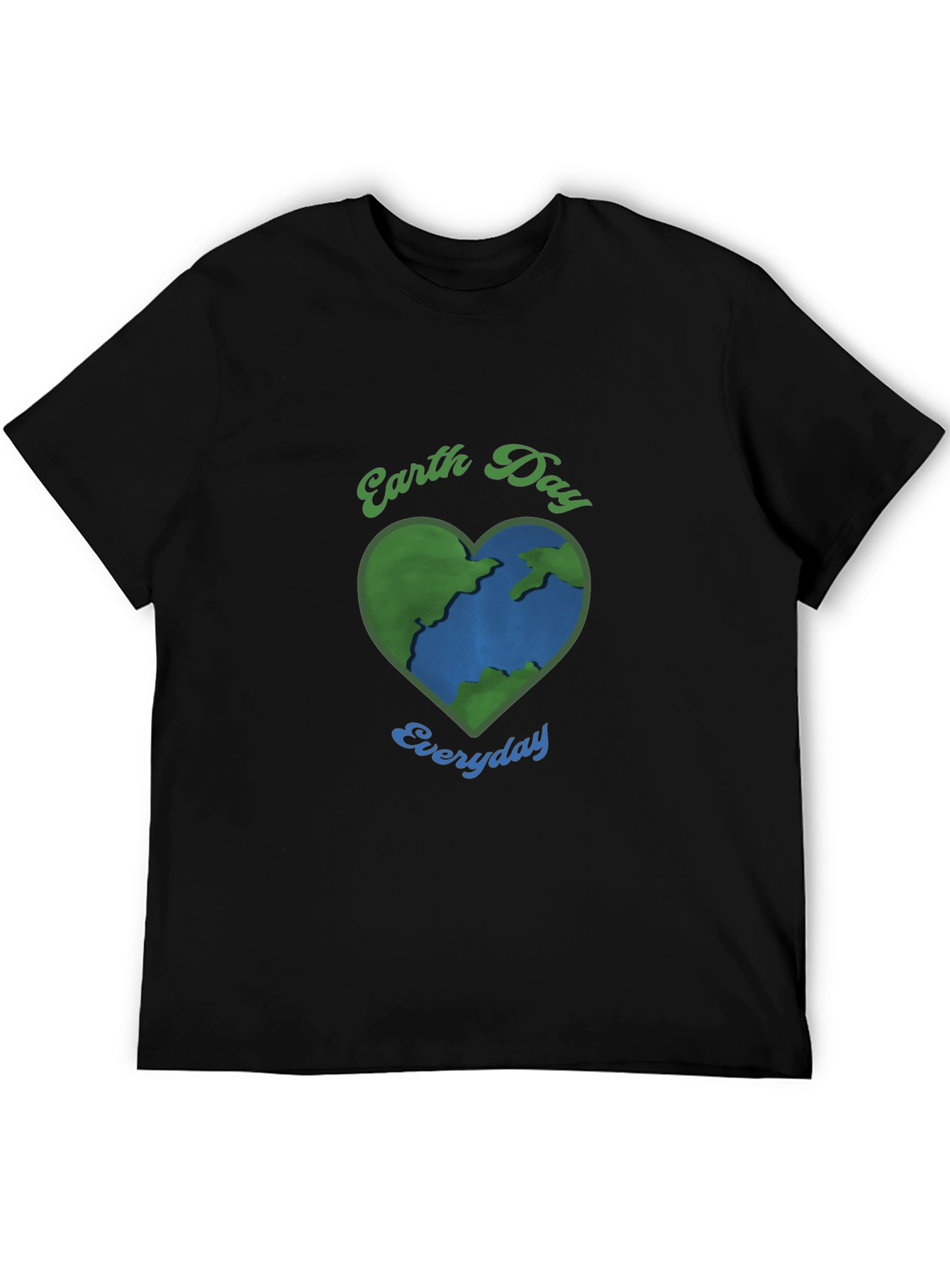 Earth Day Everyday Heart Globe Graphic Tee