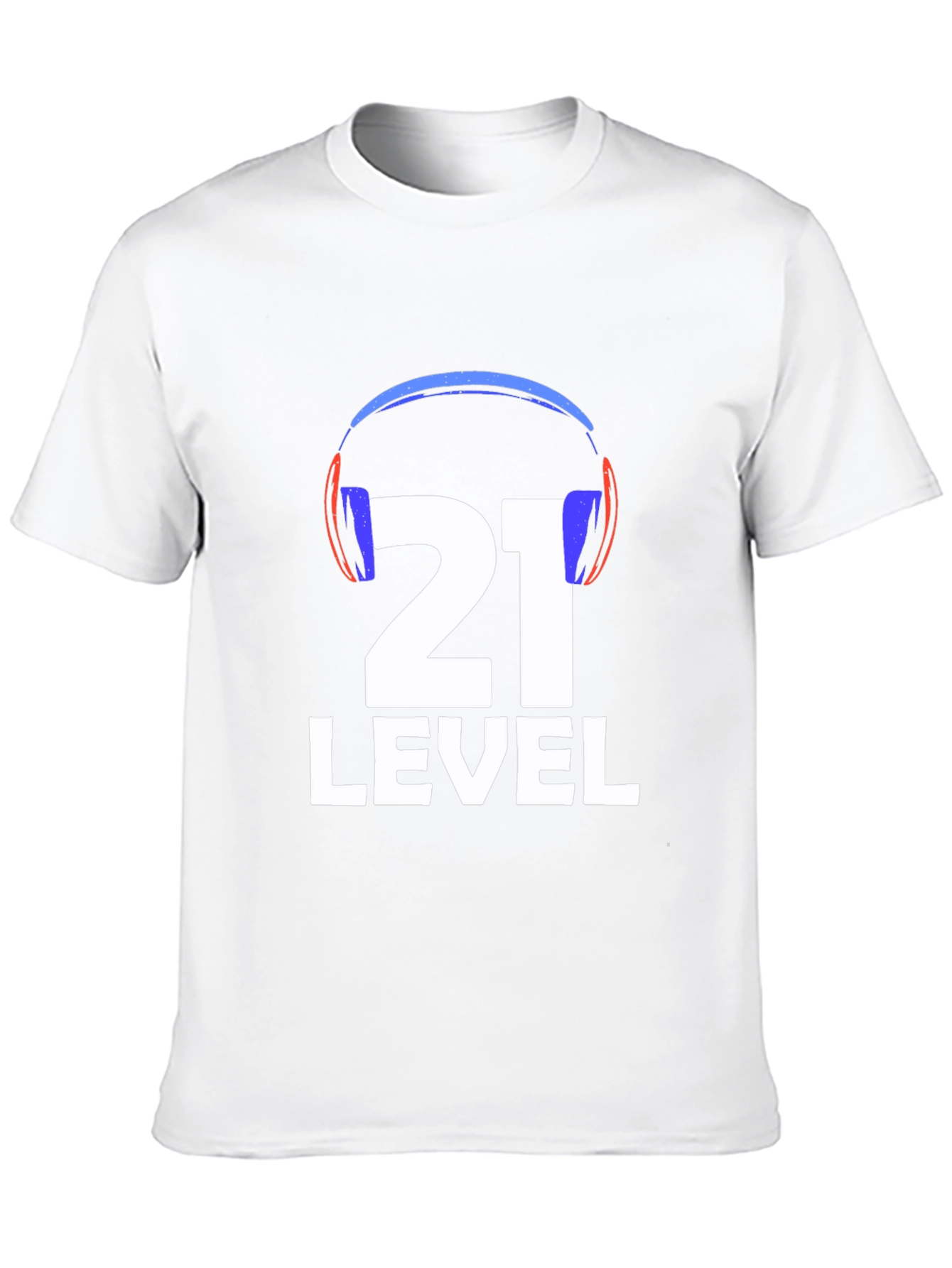 Level 21 Gamer T-Shirt - Black Cotton Blend
