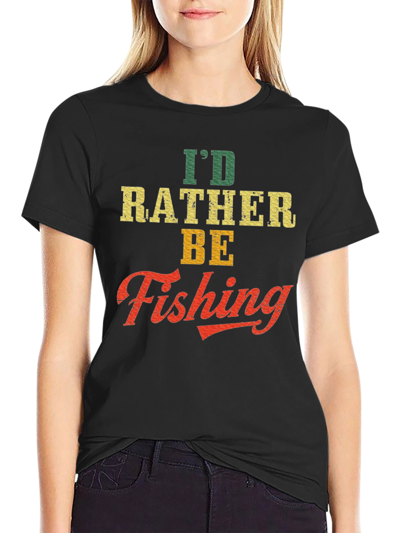 Id Rather Be Fishing T-Shirt