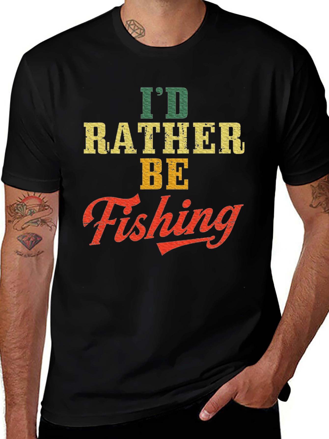 Id Rather Be Fishing T-Shirt
