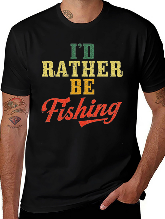 Id Rather Be Fishing T-Shirt