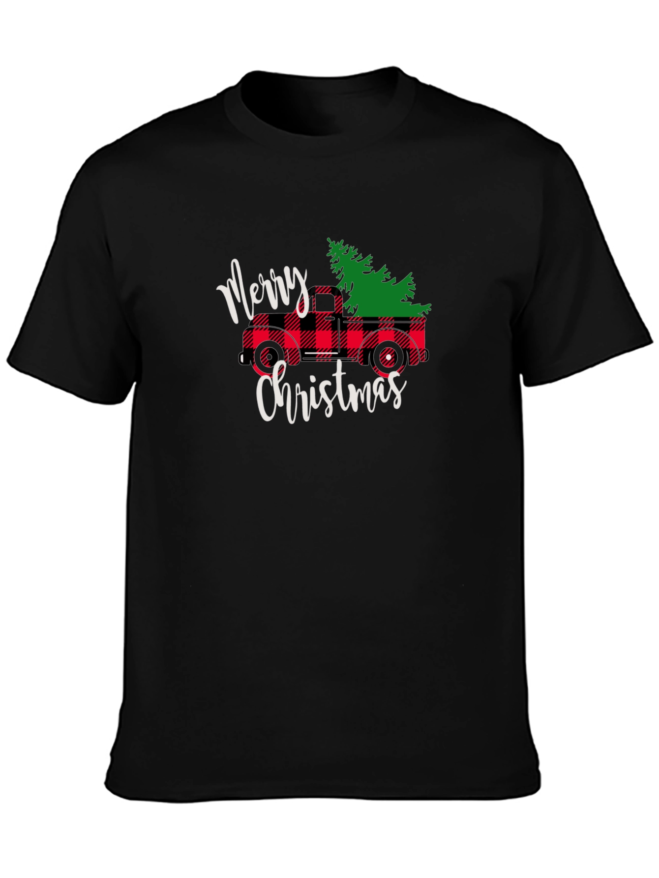 Merry Christmas Truck Graphic Tee