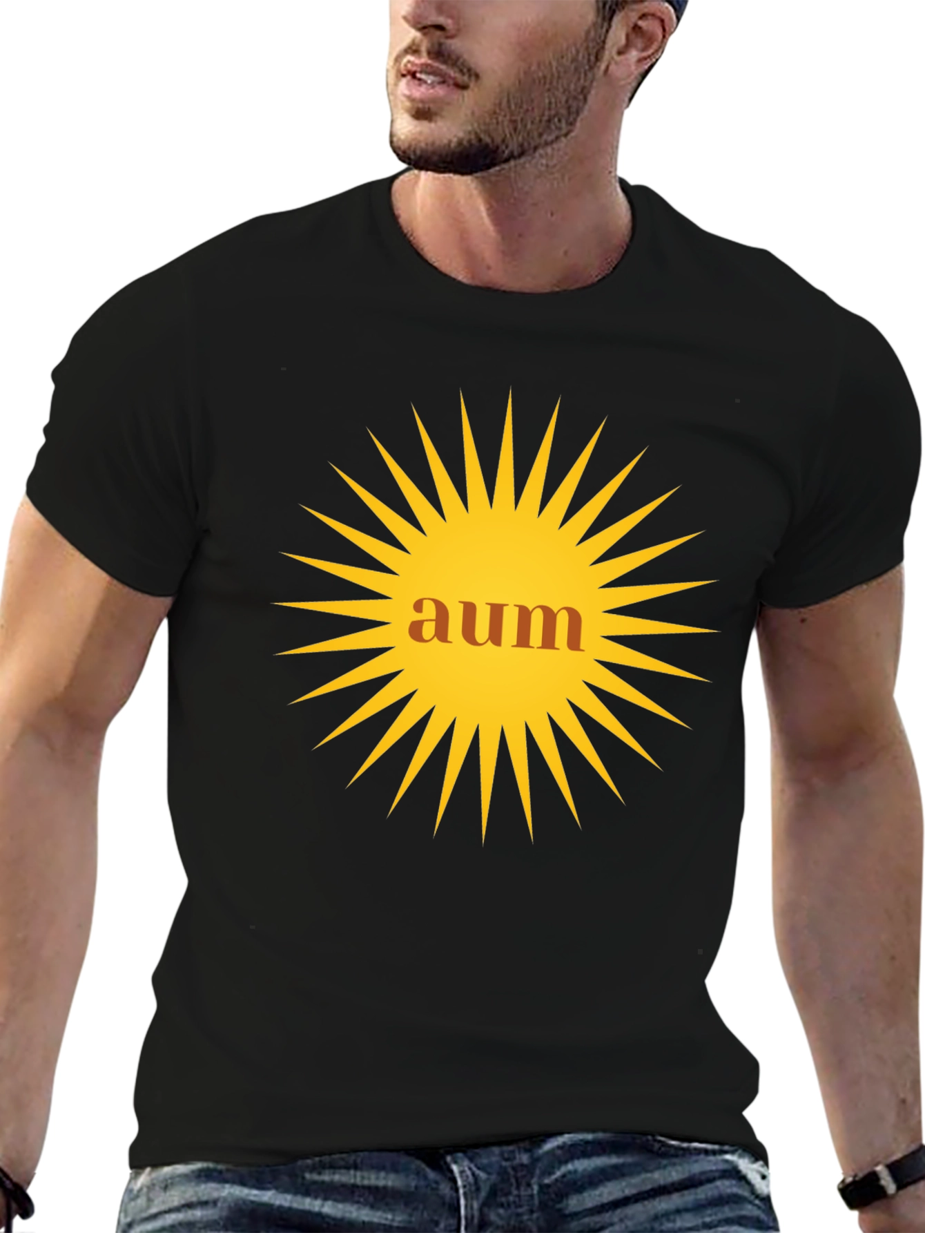 AUM Symbol Black T-Shirt