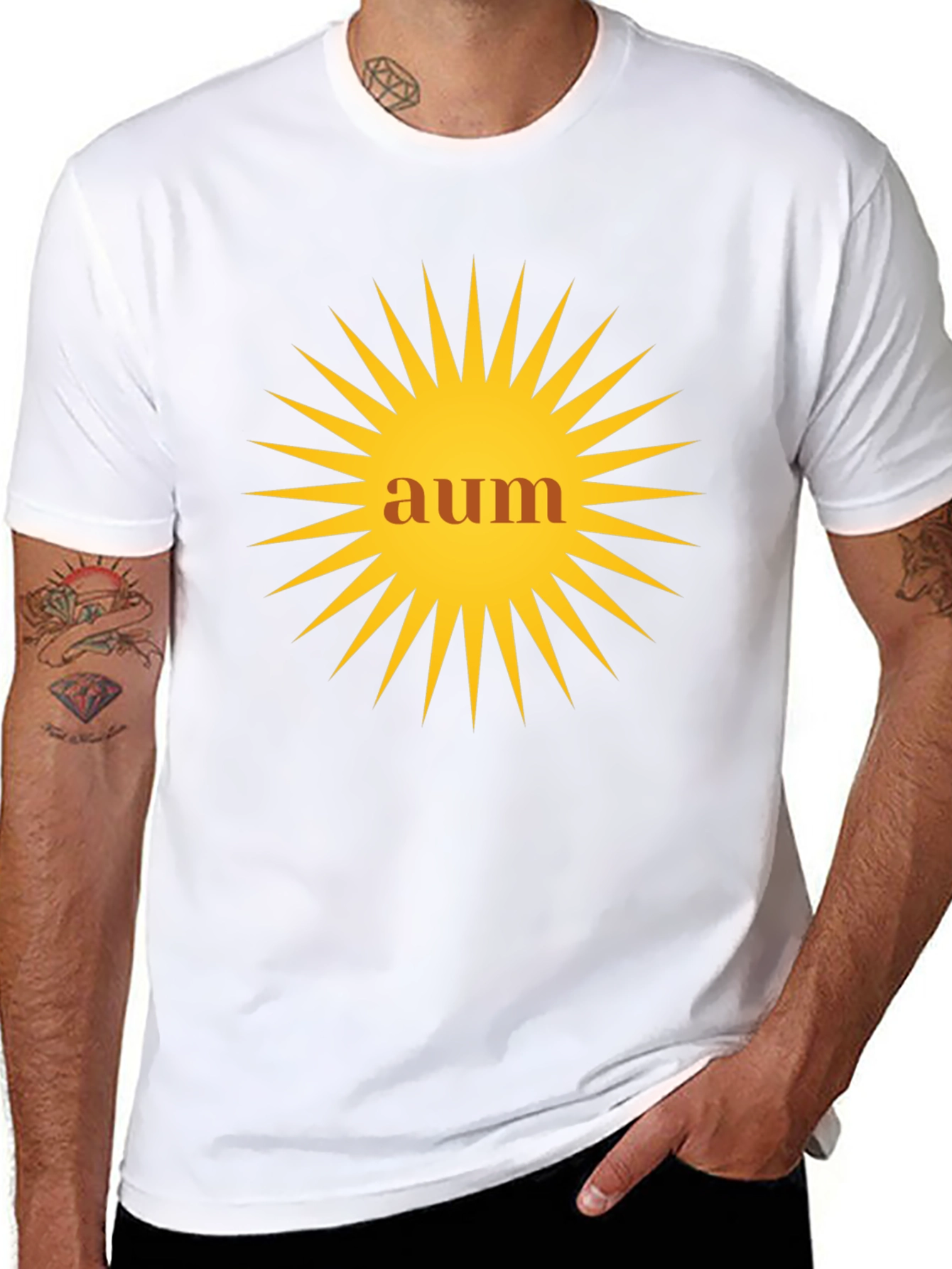 AUM Symbol Black T-Shirt
