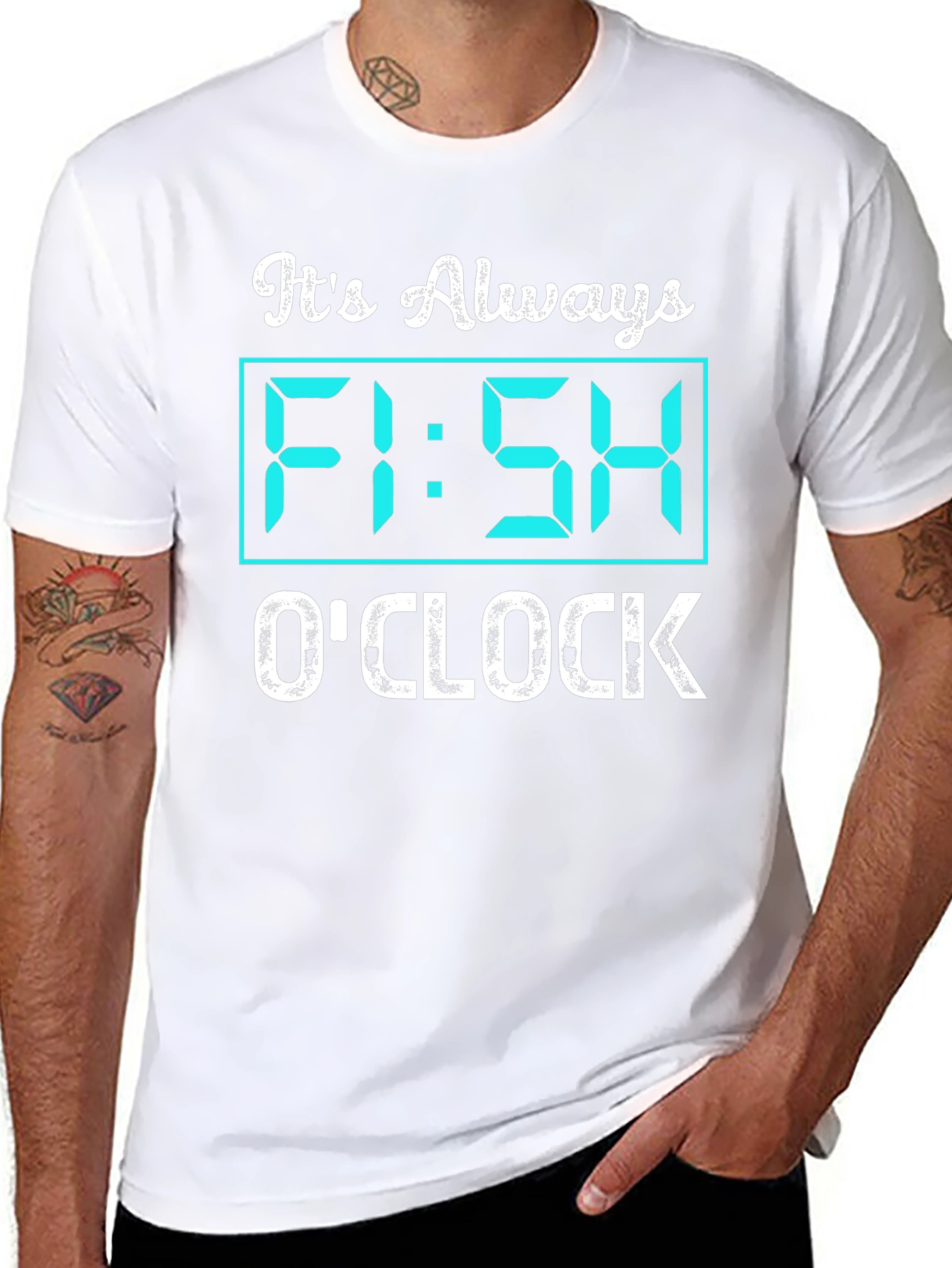 Its Always Fish OClock Graphic T-Shirt