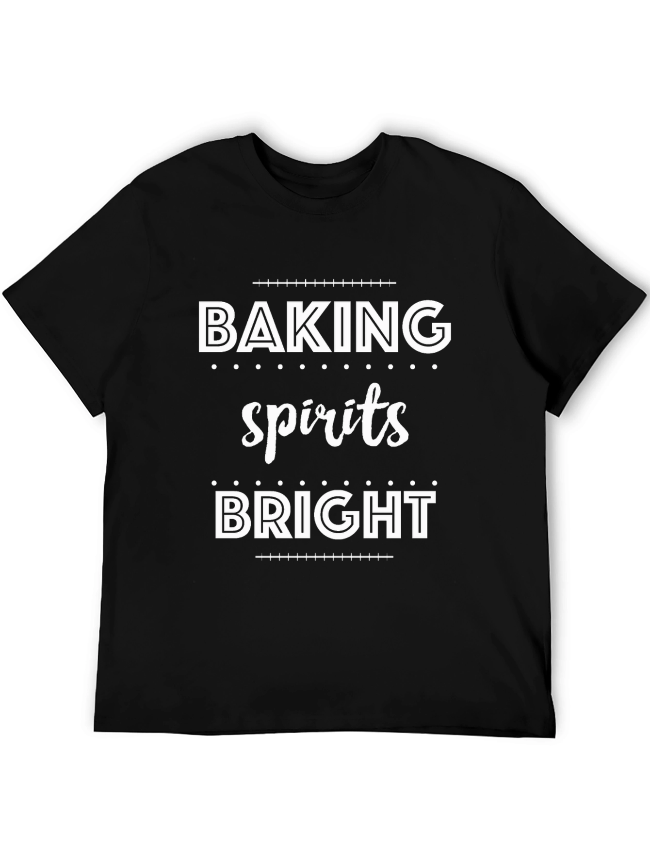 Baking Spirits Bright Graphic Tee - Black
