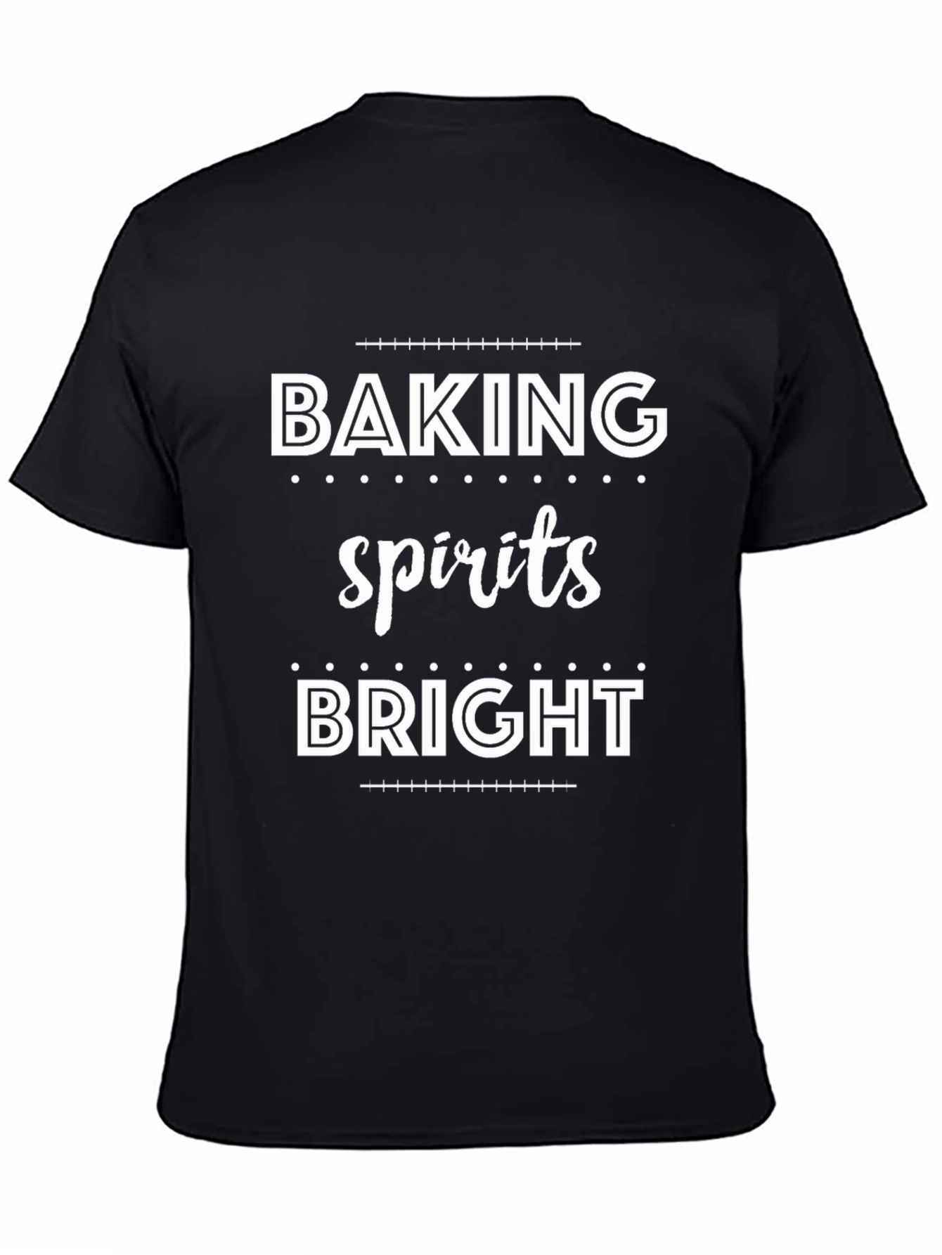 Baking Spirits Bright Graphic Tee - Black