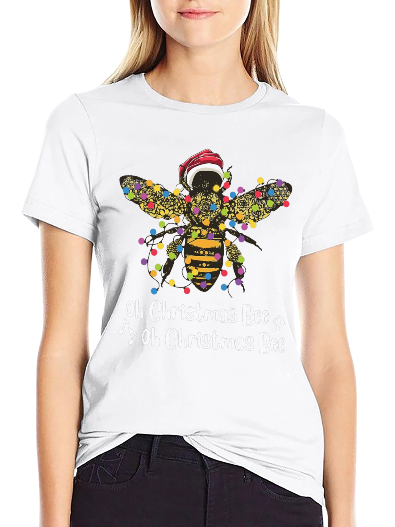 Oh Christmas Bee Graphic Tee