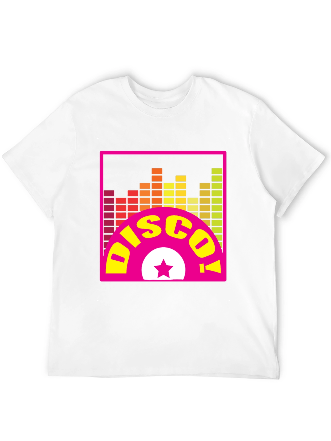 Retro Disco Graphic Tee - Black